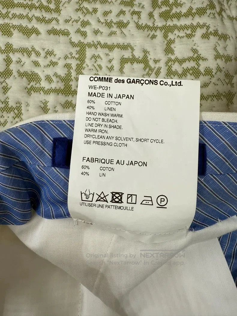 Junya Watanabe Junya Watanabe x CDG Linen Casual Shorts Size US 30 / EU 46 - 4 Thumbnail