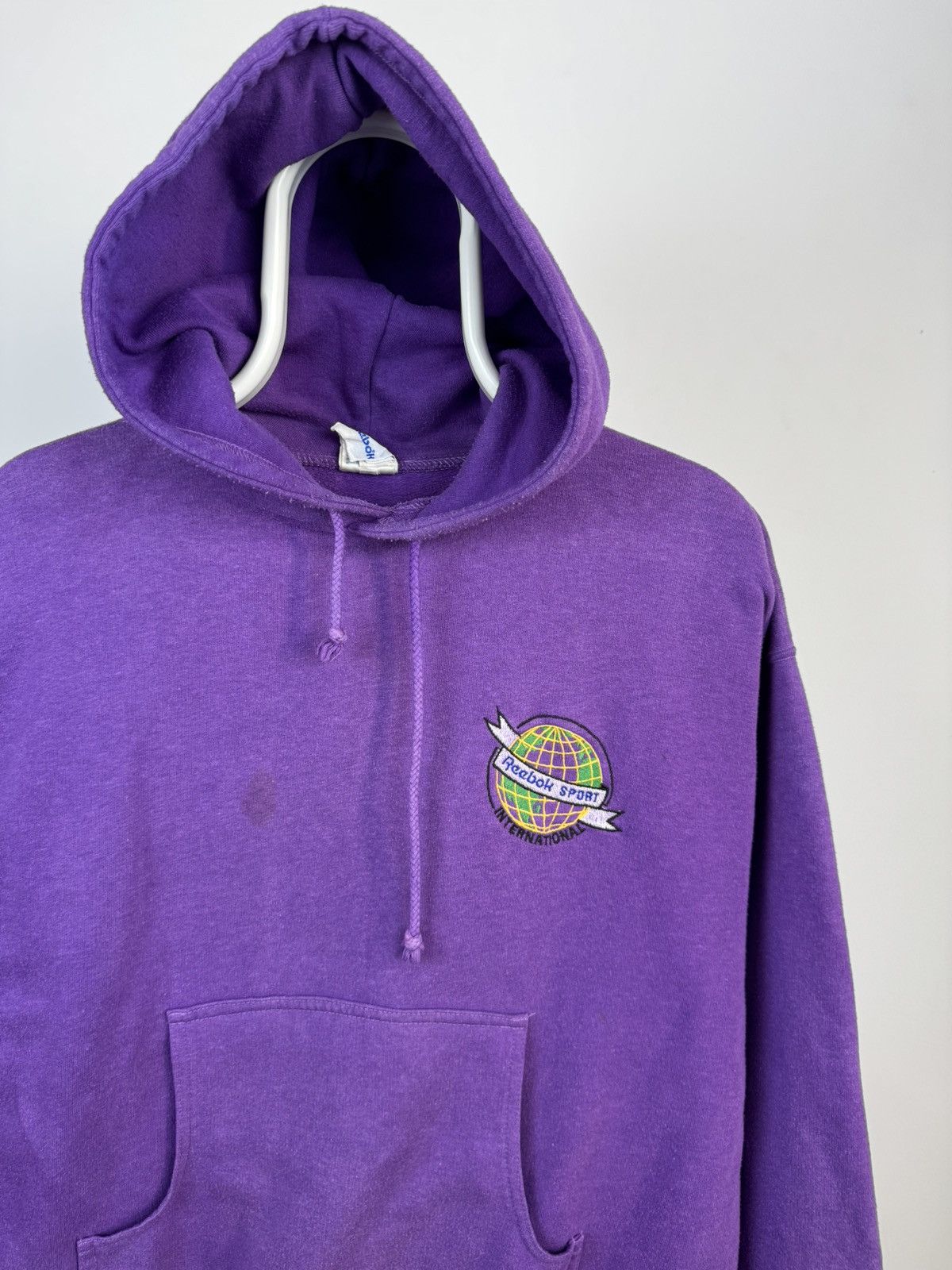 Reebok Vintage Reebok Classic Cotton Hoodie Made in Portugal Size US L / EU 52-54 / 3 - 2 Thumbnail