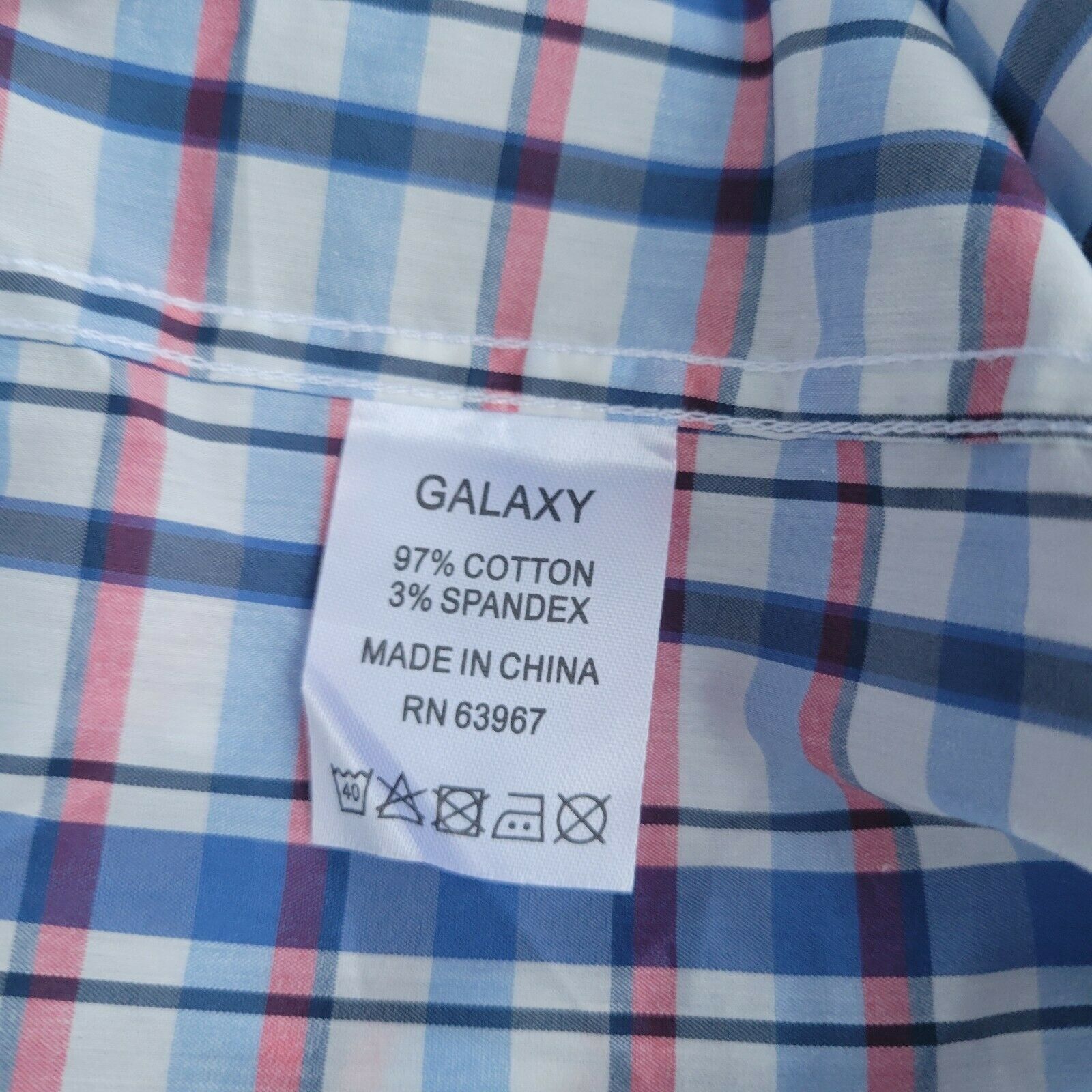 Other Men's Galaxy By Harvic Slim Fit Dress Shirt. Large Size US L / EU 52-54 / 3 - 7 Thumbnail