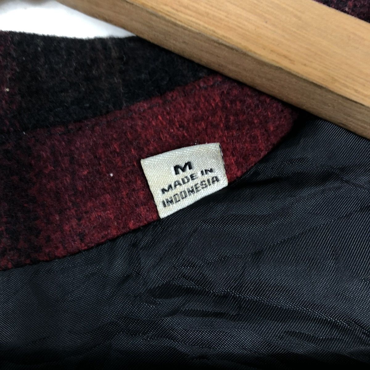 Japanese Brand 🔥VINTAGE LEVI FLANNEL WOOL JACKET TARTAN DESIGN PUNK STYLE Size US M / EU 48-50 / 2 - 18 Thumbnail