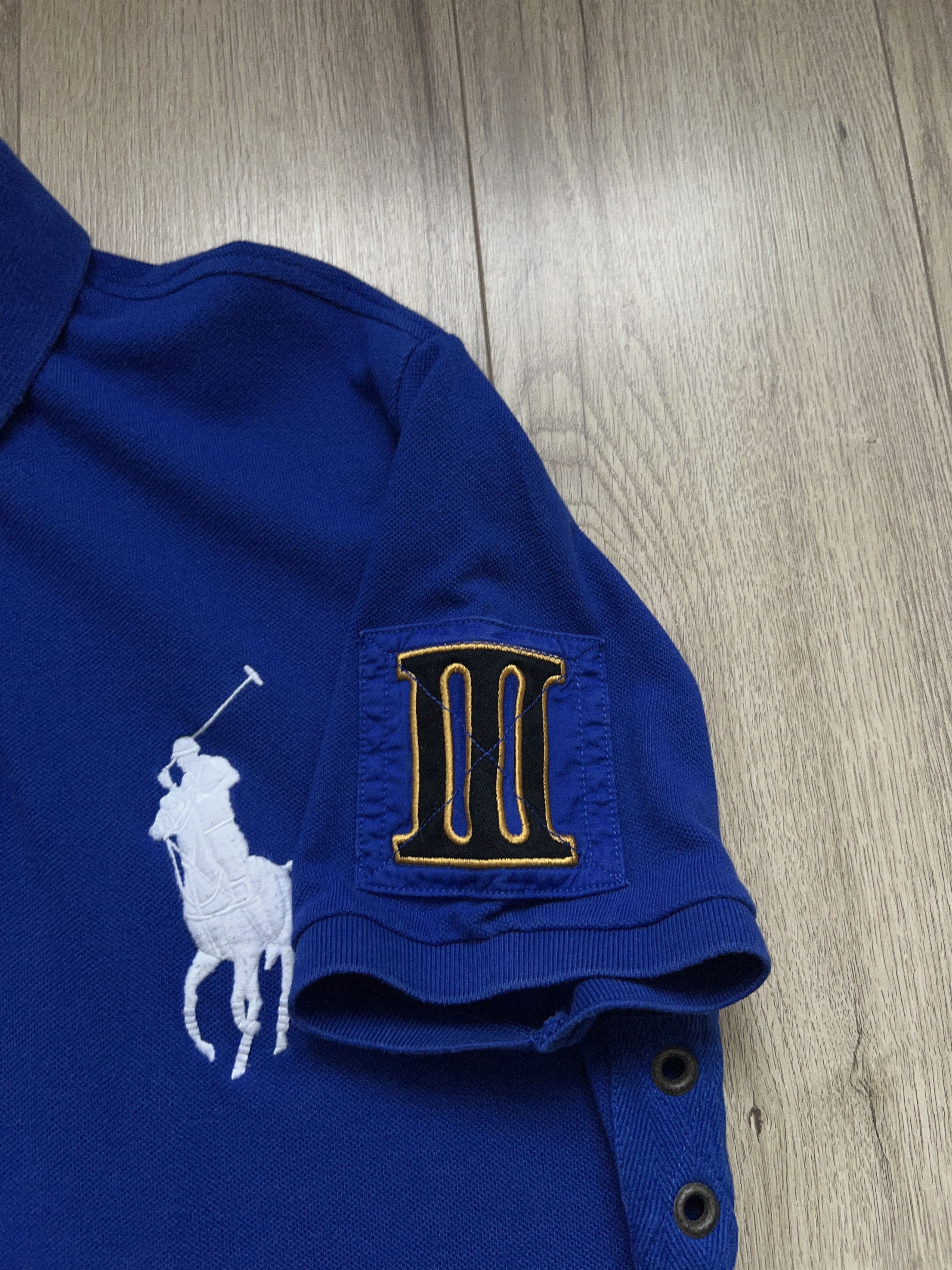 Polo Ralph Lauren × Vintage mens Classic T Shirt Tee Rugby Snow Challenge Blue Size US L / EU 52-54 / 3 - 4 Thumbnail