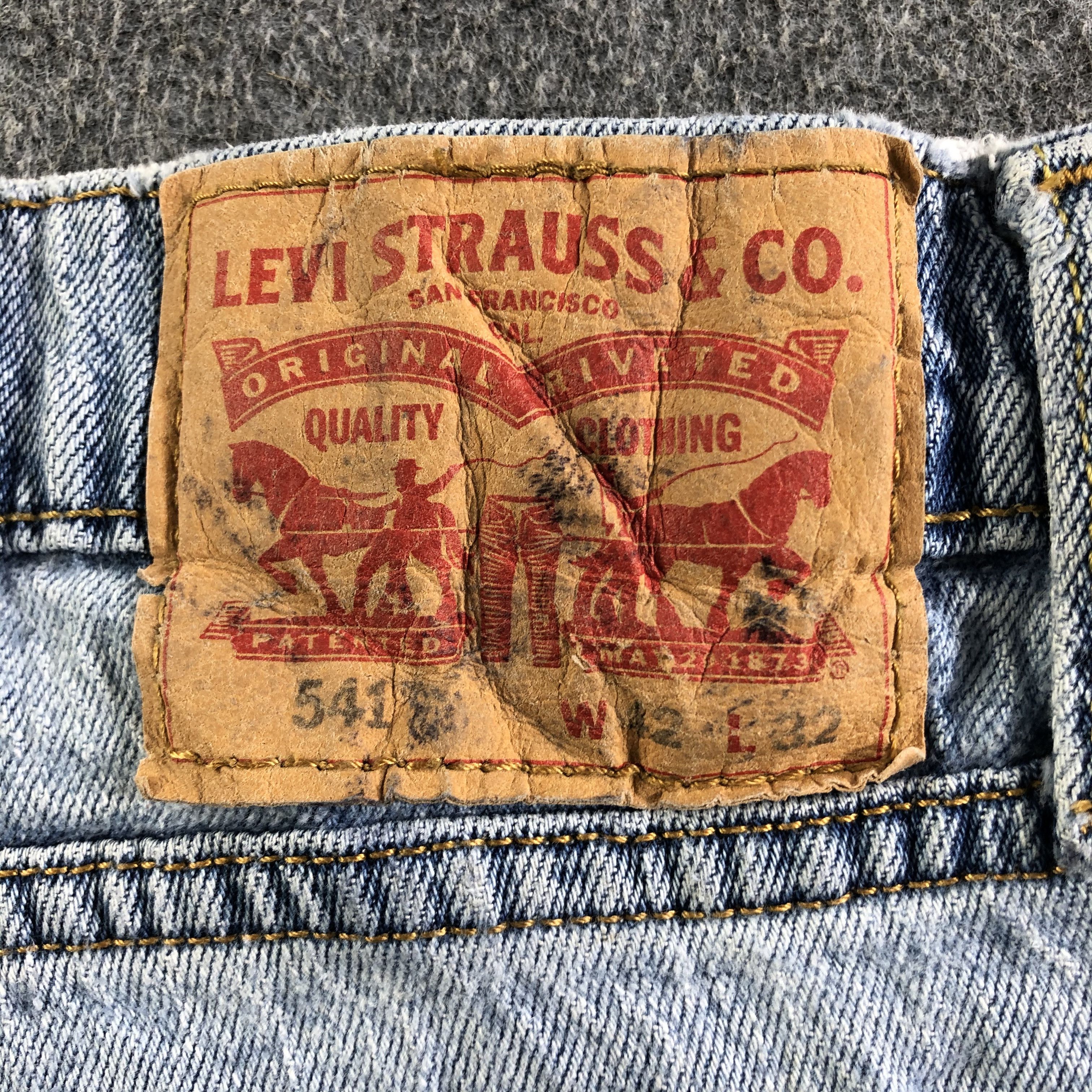 Levi's Vintage Light Wash Levis 541 Jeans-J4319 Size US 43 - 5 Thumbnail