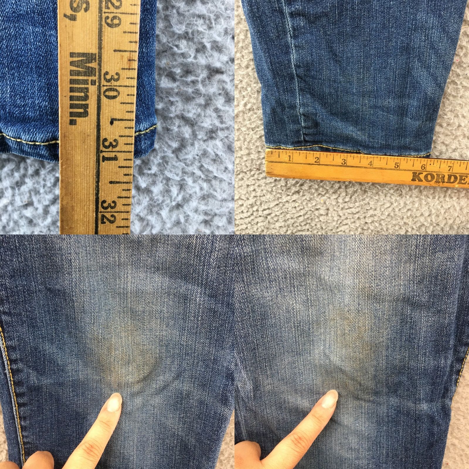 Vintage Aéropostale Slim Tapered Jeans Mens Denim Blue Dark Wash 38x31 Mid Rise Jeans Mens XS-Longest? Size US 38 / EU 54 - 8 Thumbnail