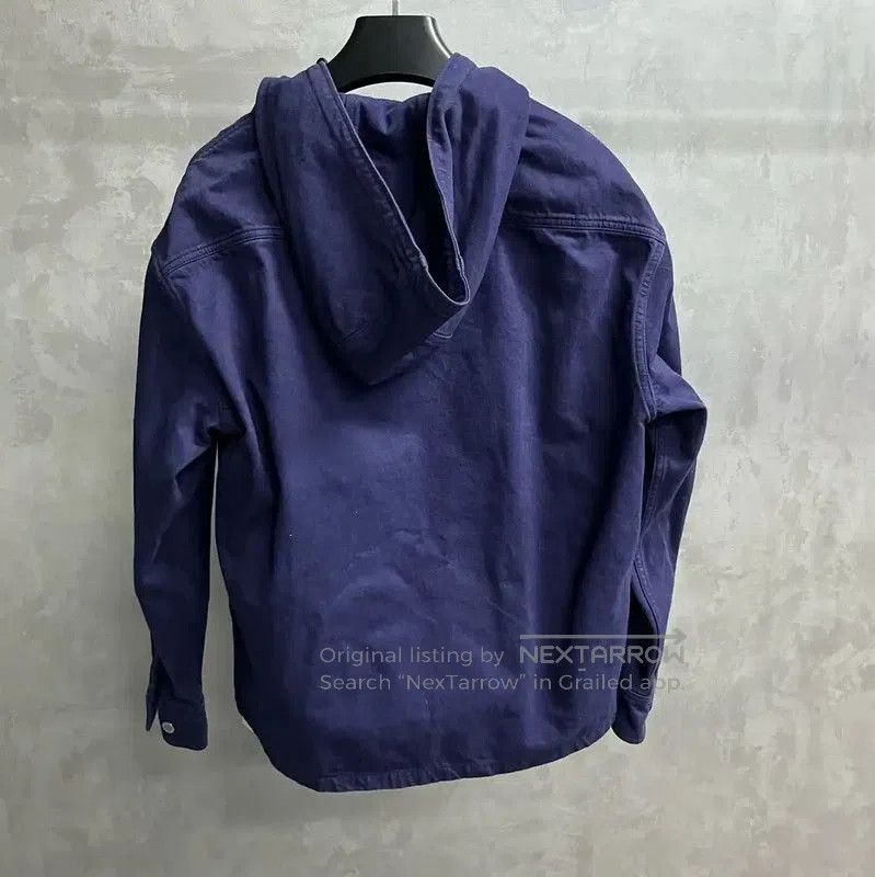 Prada Prada Blue Denim Hooded Jacket. Size US XS / EU 42 / 0 - 2 Thumbnail