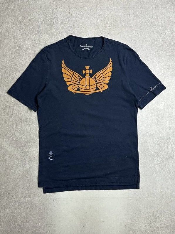Vintage Vivienne Westwood Big Logo Orb Saturn T-shirt XL