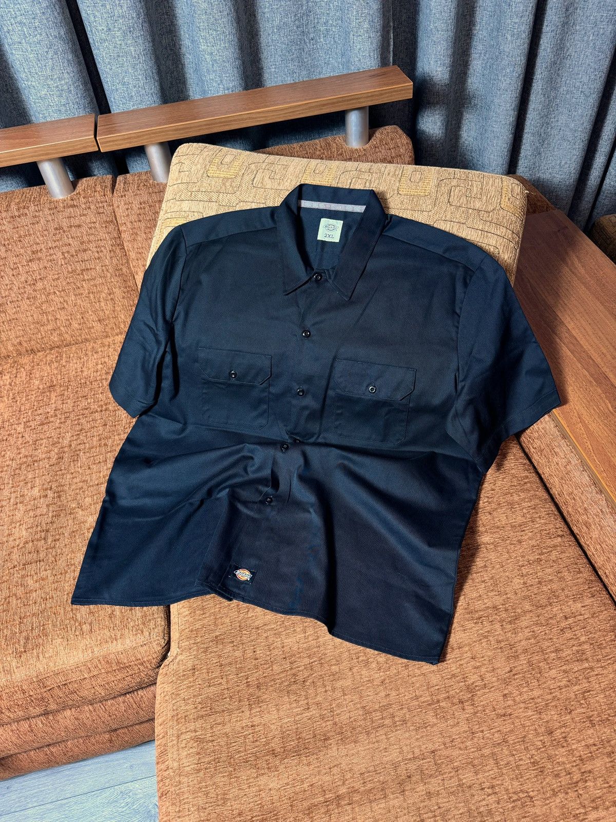 Vintage Dickies Button Up Shirt Sk8 Y2k oversize Size US XXL / EU 58 / 5 - 1 Thumbnail
