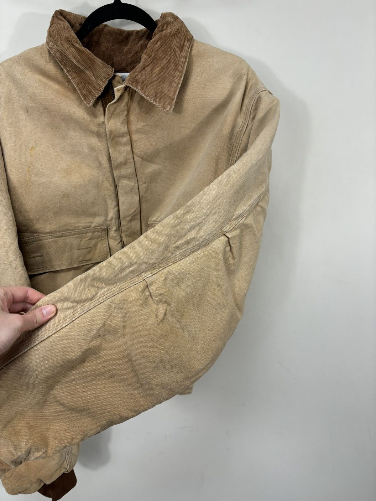 Carhartt Vintage 90s Carhartt USA Made Faded Hype Boxy Cropped Jacket Size US L / EU 52-54 / 3 - 16 Thumbnail