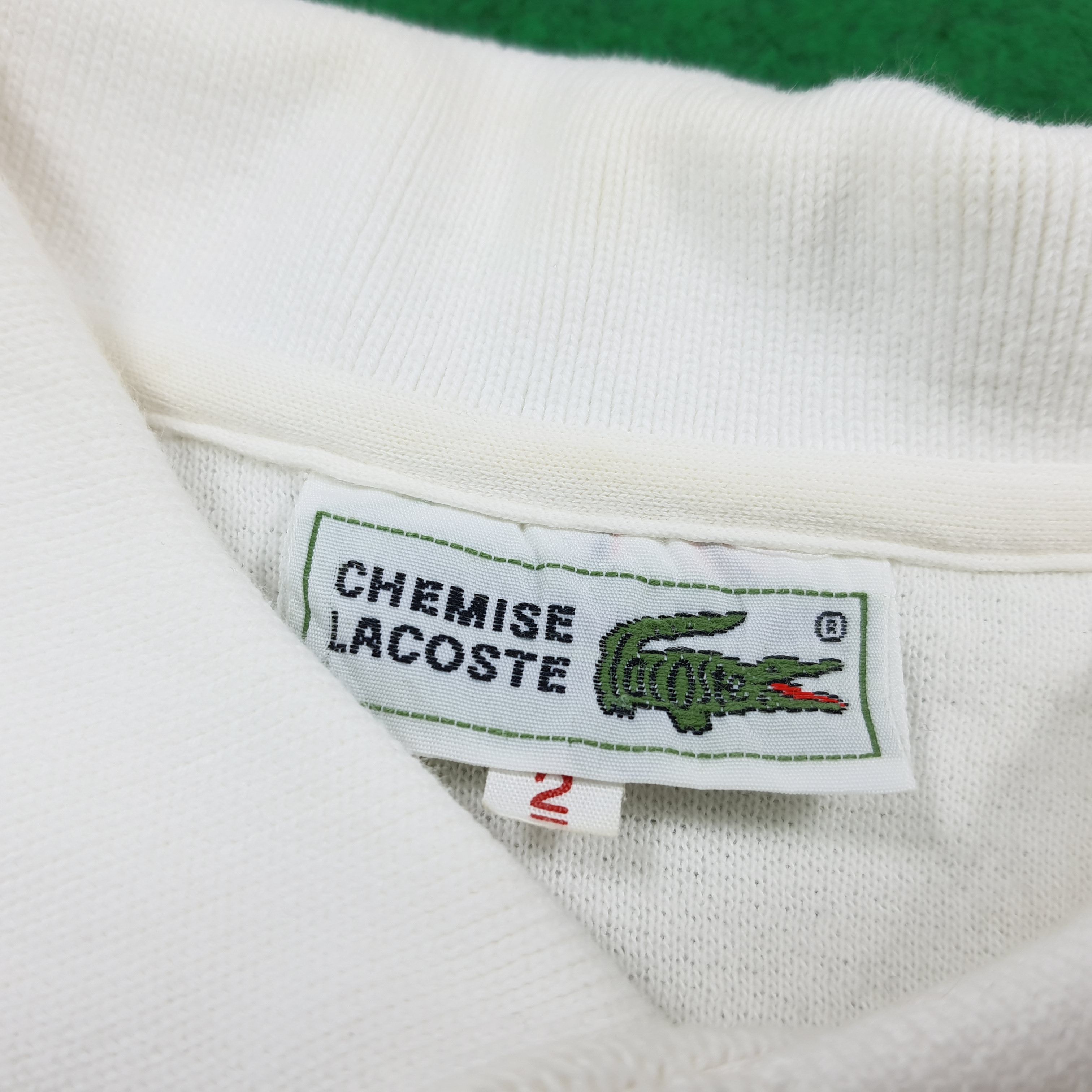Lacoste Vintage Retro Chemise Lacoste Club Patch Polo Shirt C293N22 Size US S / EU 44-46 / 1 - 5 Thumbnail