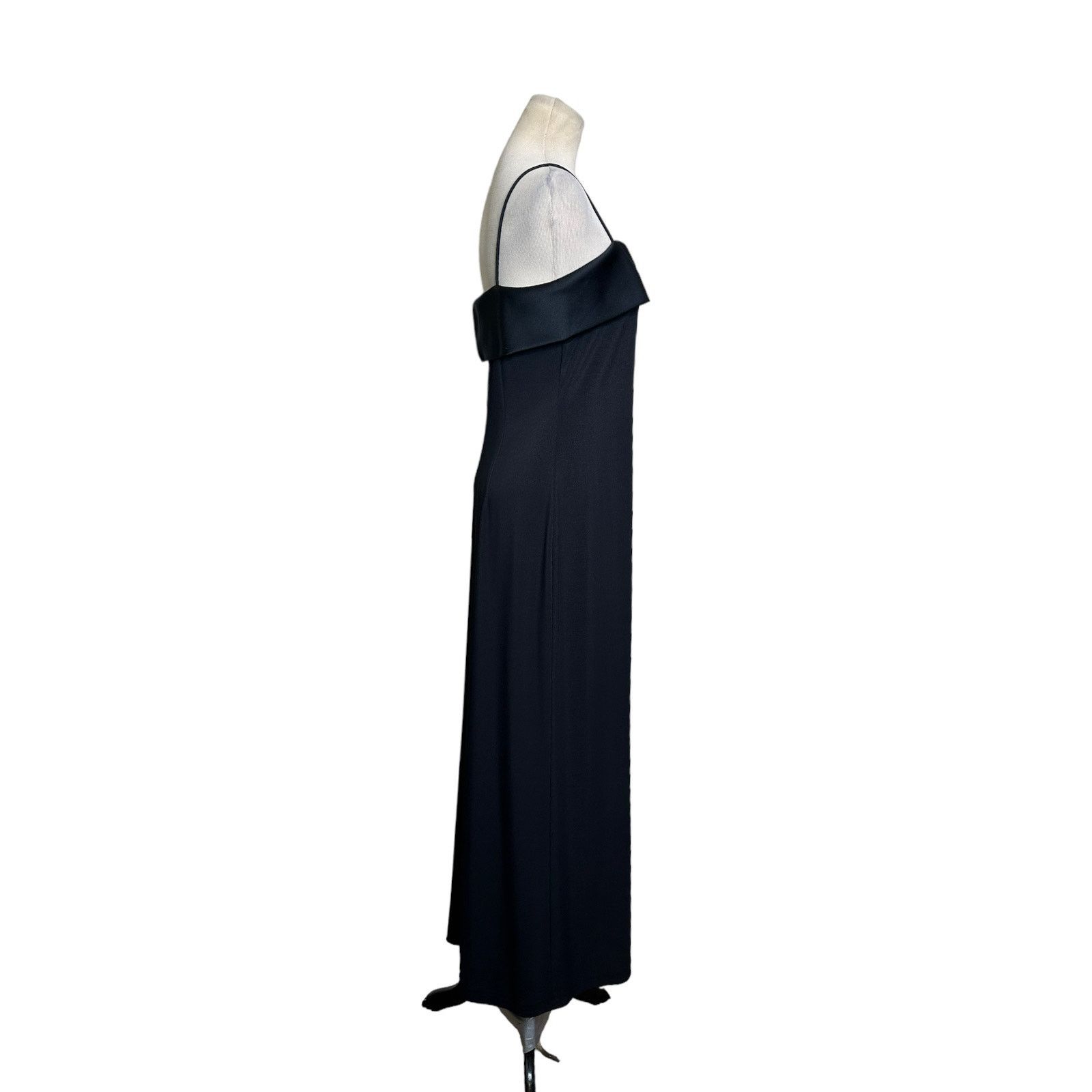 Alex Evenings Alex Evening lay collar long cocktail sheath dress size 10 Size L / US 10 / IT 46 - 5 Thumbnail