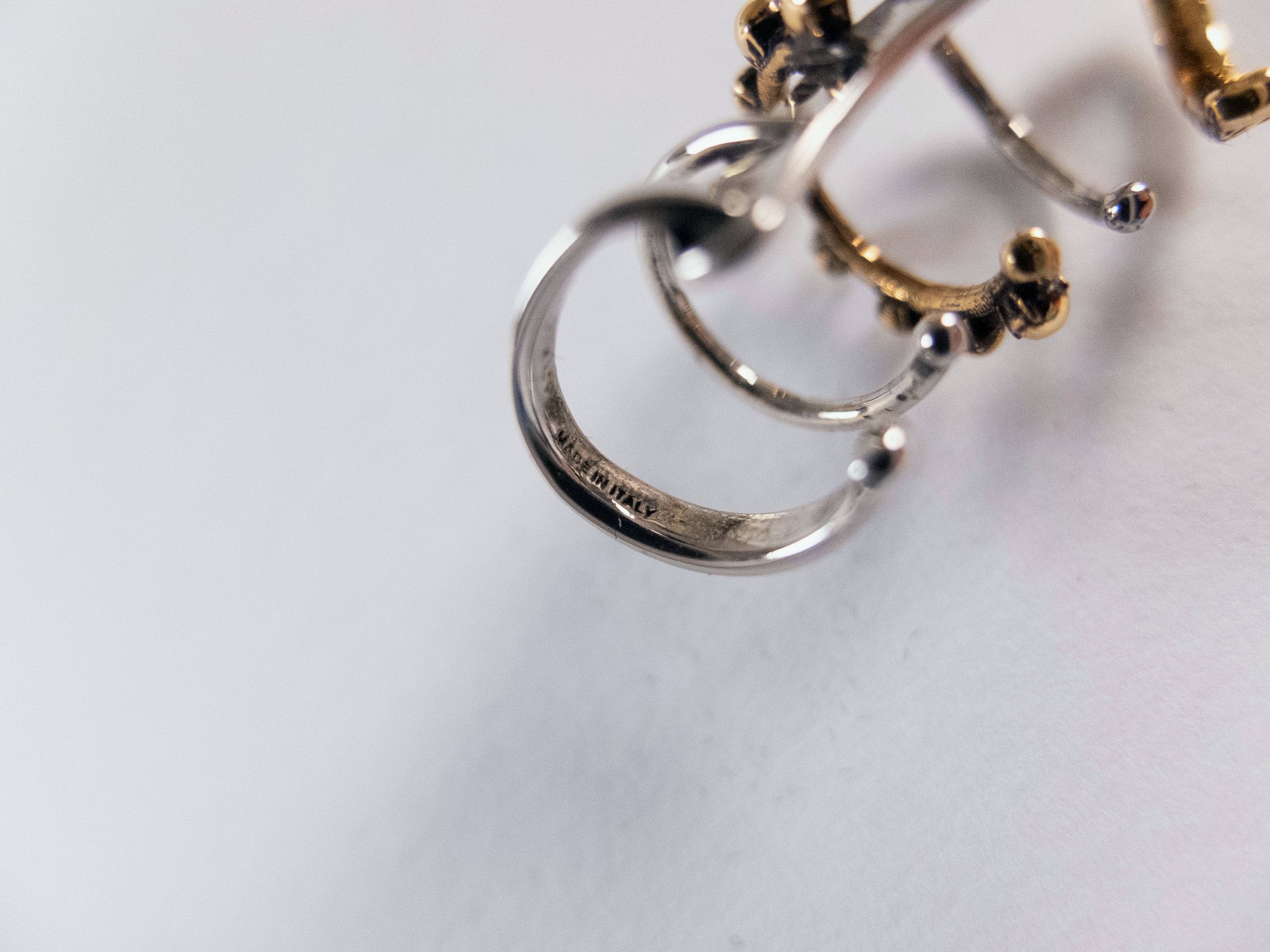 Alexander McQueen ALEXANDER MCQUEEN punk embellished metal ear cuff q Size ONE SIZE - 6 Thumbnail