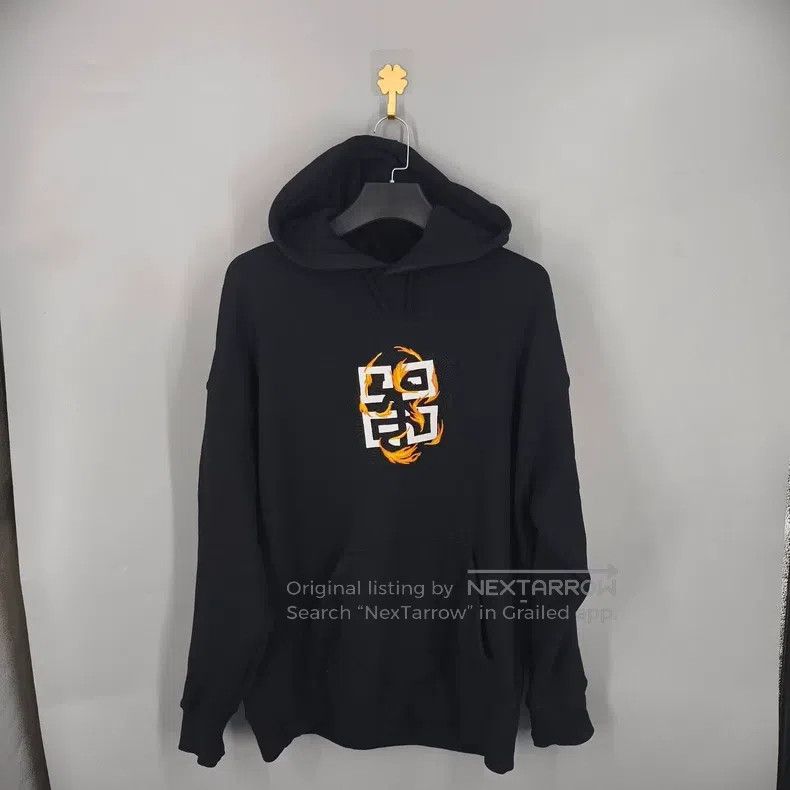 Givenchy Givenchy SS24 Logo Flame Dragon Pattern Printed Sweatshirt Size US XL / EU 56 / 4 - 1 Thumbnail
