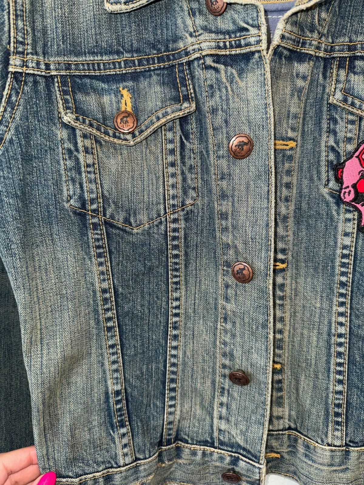 Trunk Ltd Pink Floyd Animals Trunk Ltd Denim Jean Jacket Womens Small Size S / US 4 / IT 40 - 3 Thumbnail