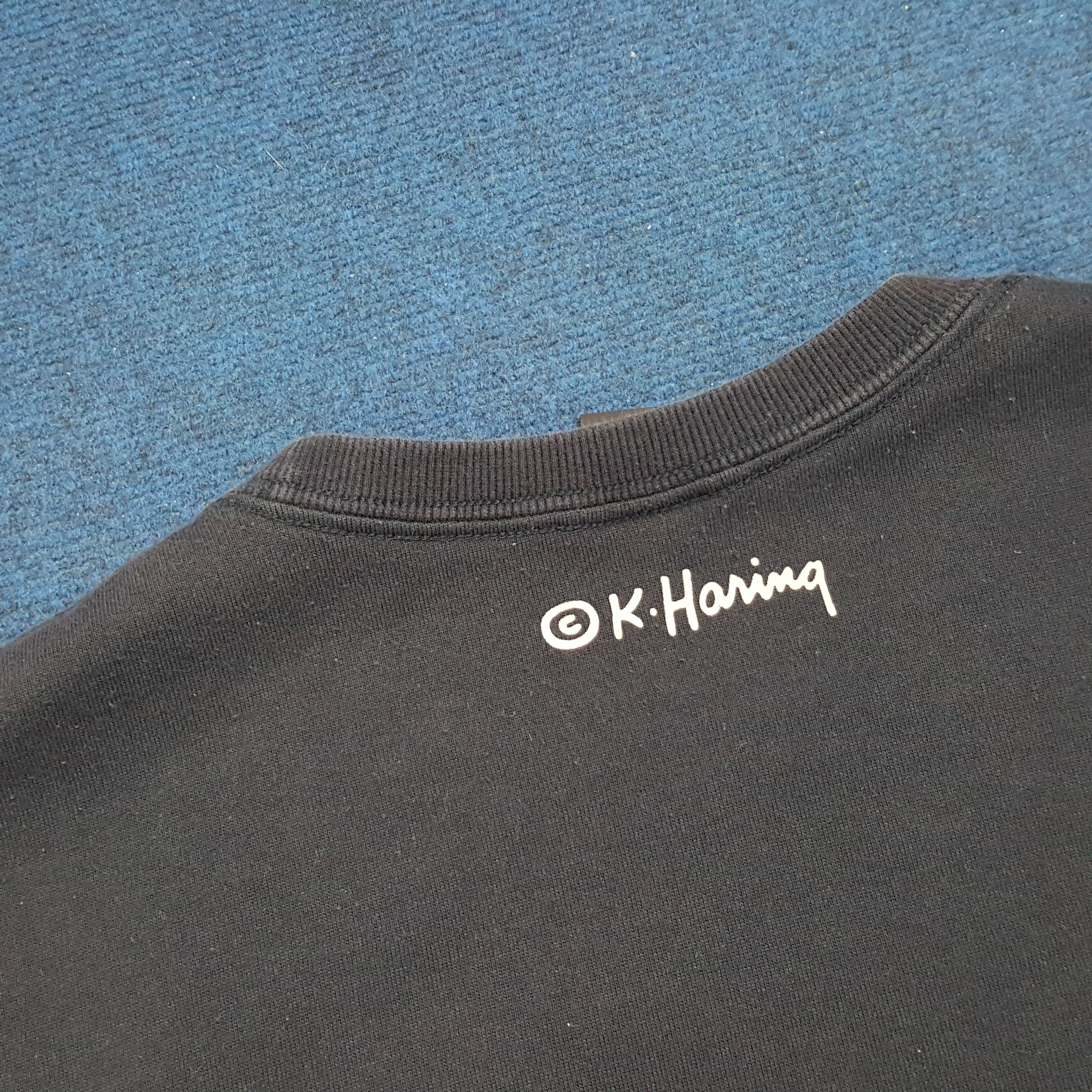 Keith Haring × Vintage Vintage Keith Haring Streetwear Sweatshirt Size US L / EU 52-54 / 3 - 8 Thumbnail