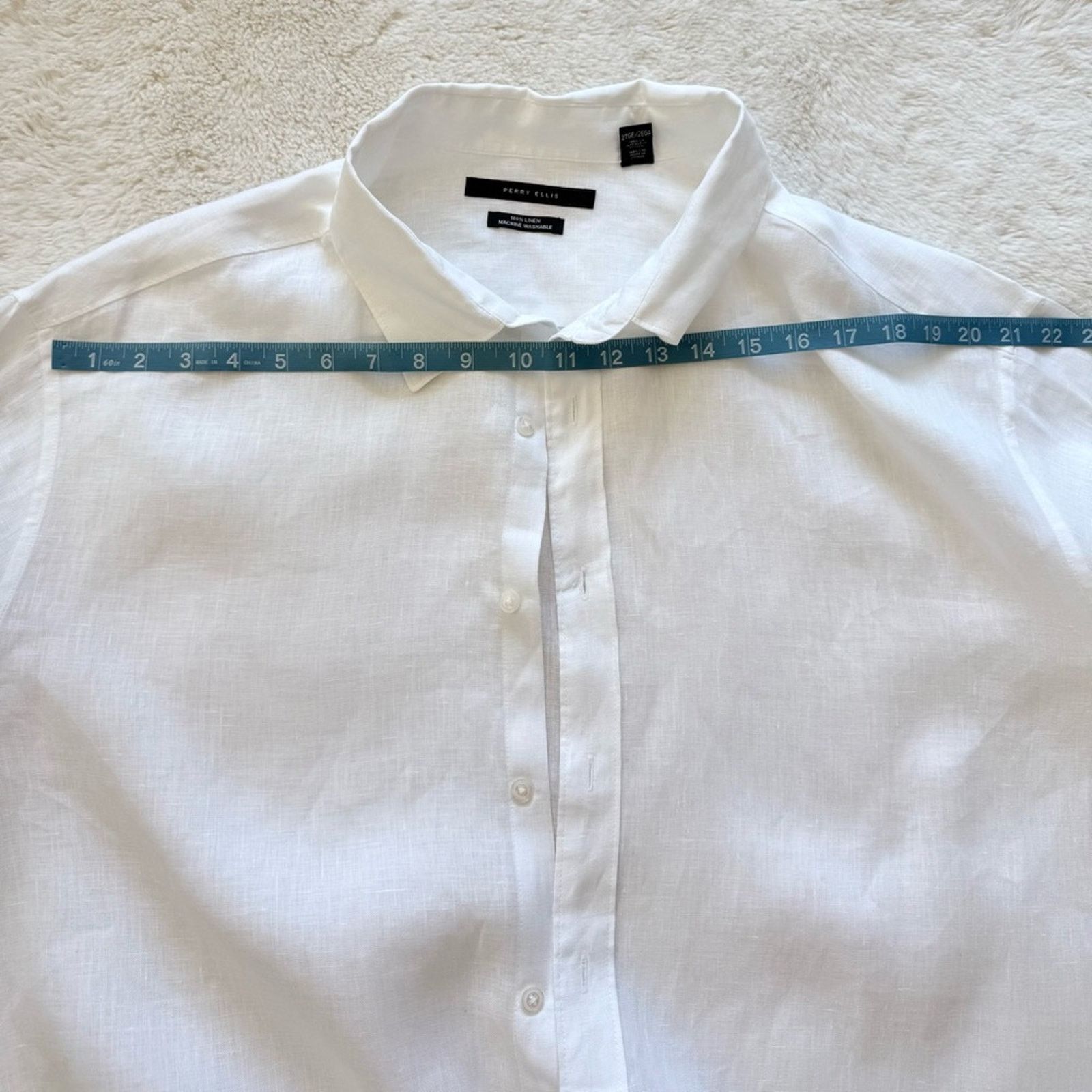 Perry Ellis Perry Ellis men linen shirt size 2XL Size US XXL / EU 58 / 5 - 5 Thumbnail