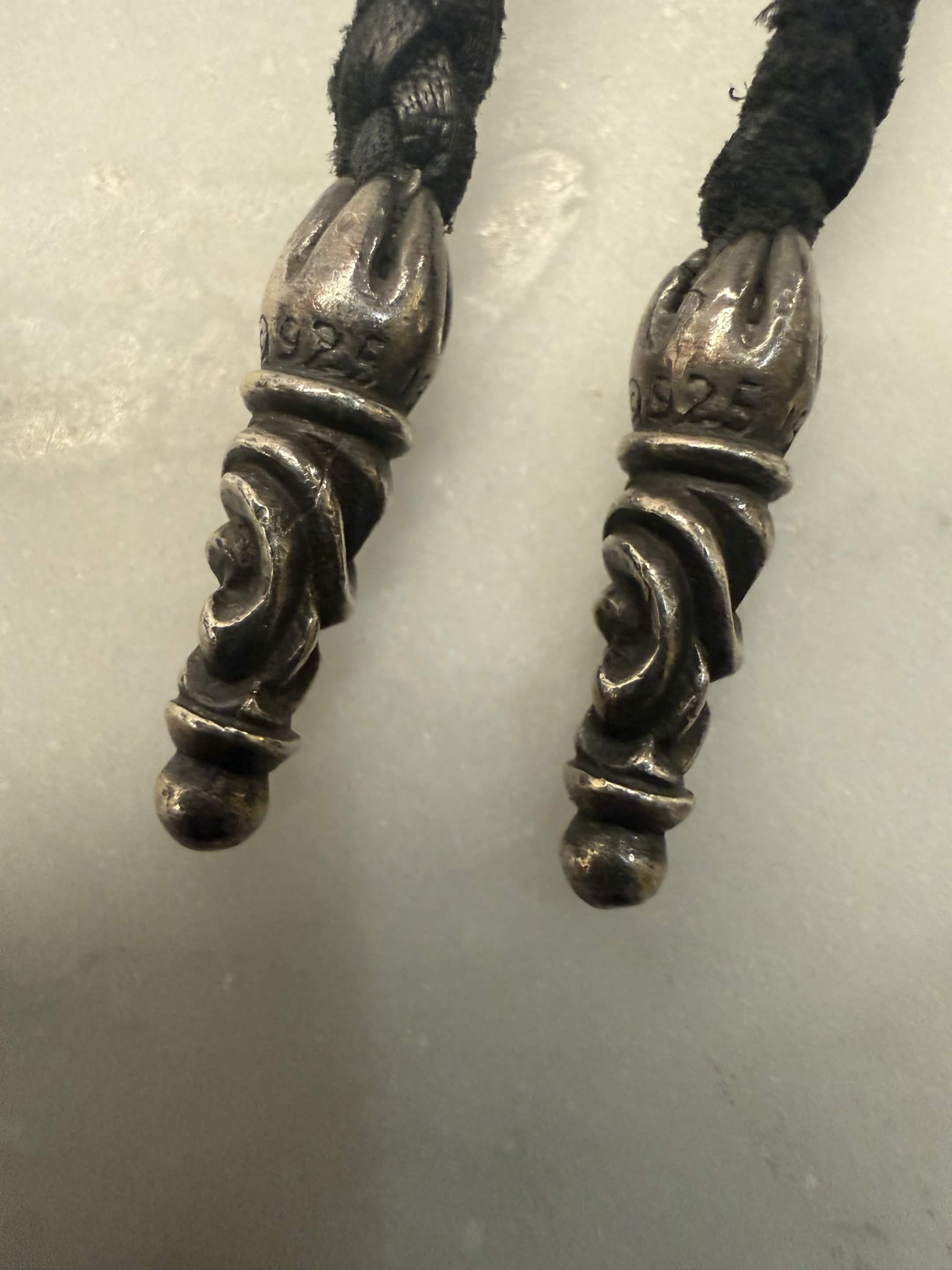 Chrome Hearts CHROME HEARTS LEATHER BOLO BRAID NECKLACE/BRACELET Size ONE SIZE - 5 Thumbnail