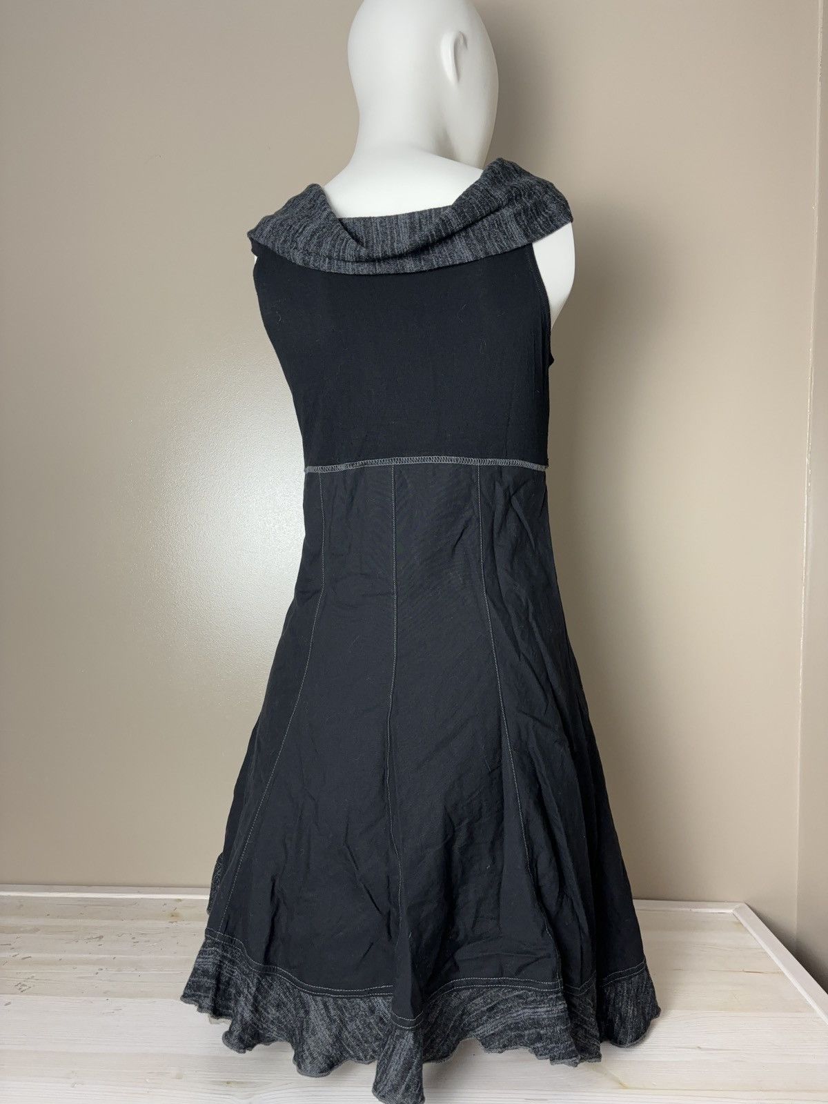 Designer × Vintage FRENCH ARCHIVE CACHE CACHE MINI MIDI MIXED PATCHWORK DRESS Size S / US 4 / IT 40 - 16 Thumbnail