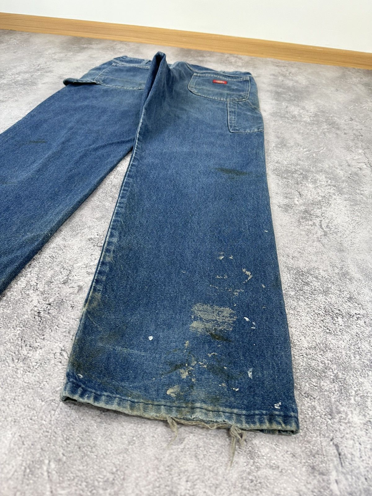 Dickies Vintage Dickies USA Carpenter Baggy Cargo Utility Work Pants Size US 34 / EU 50 - 4 Thumbnail