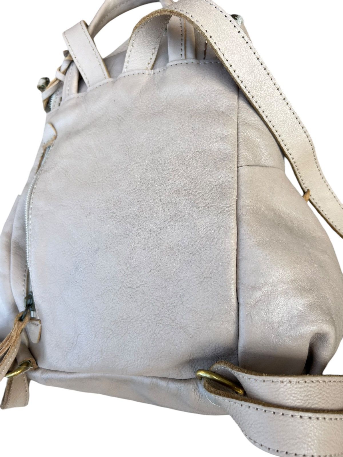 Leather Vintage Marmelo Japan Patina Leather Backpack Bag Size ONE SIZE - 12 Thumbnail