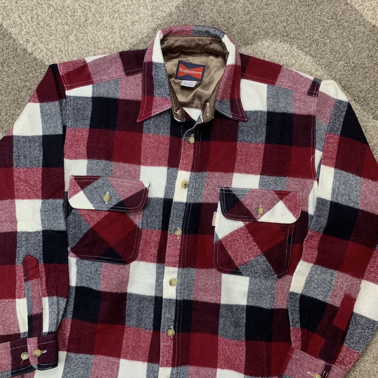 Budweiser Budweiser Flannel shirt vintage Size US M / EU 48-50 / 2 - 3 Thumbnail