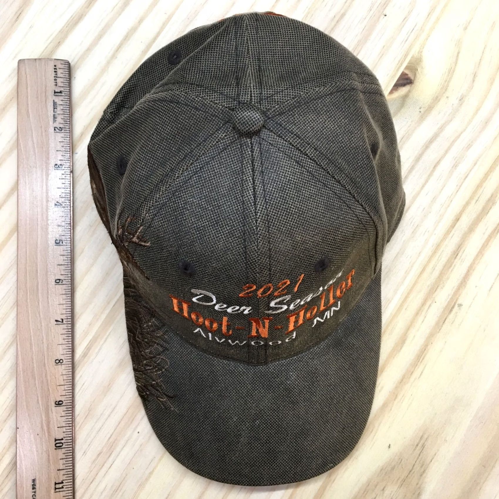 Vintage Deer Season Hot N Holler 2021 Cap Hat Mens One Size Brown Dri Duck Embroidered Size ONE SIZE - 3 Thumbnail