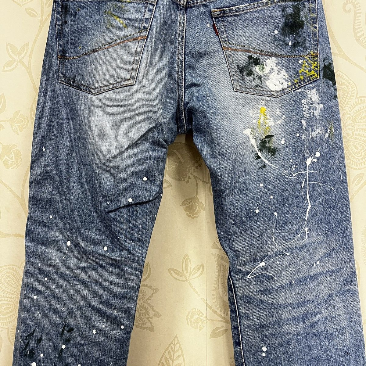 If Six Was Nine Painters Arts Soul Of Freedom Denim Japan Jeans Size US 30 / EU 46 - 12 Thumbnail