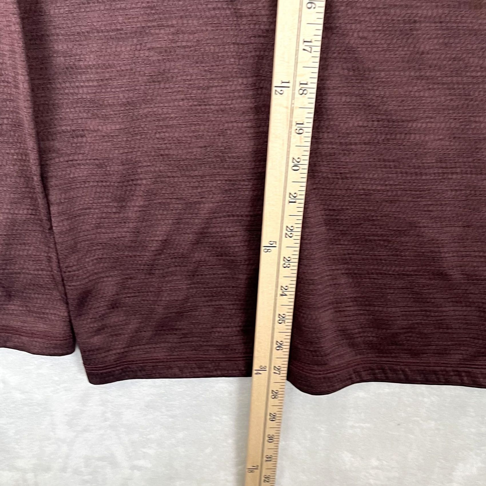 Vintage G.H. Bass & Co. Pullover Mens XL Red 1/4 Zip Mock Neck Long Sleeve Knit - Regular Size Size US XL / EU 56 / 4 - 4 Thumbnail