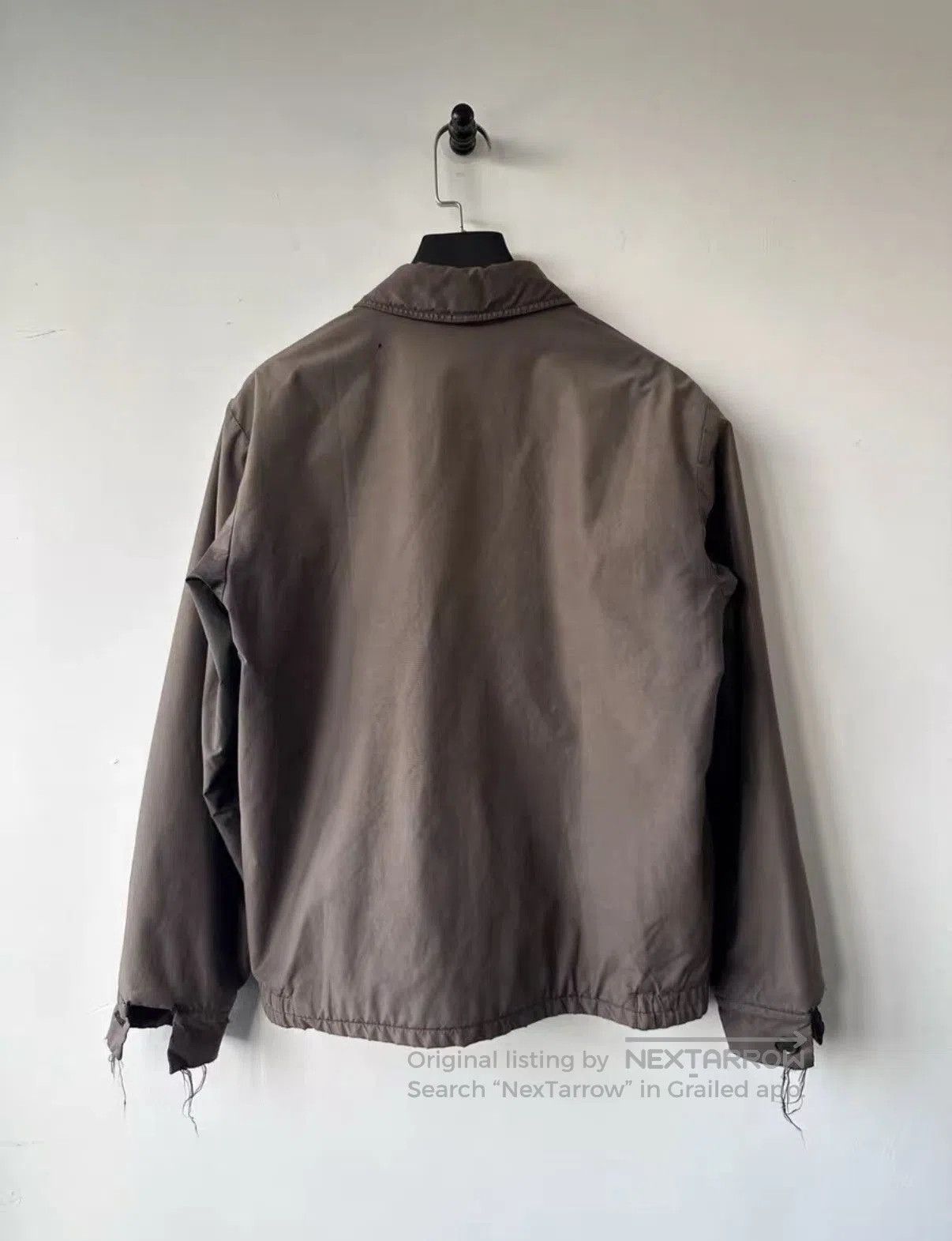 Helmut Lang Brown Collared Zip. Size US M / EU 48-50 / 2 - 3 Thumbnail