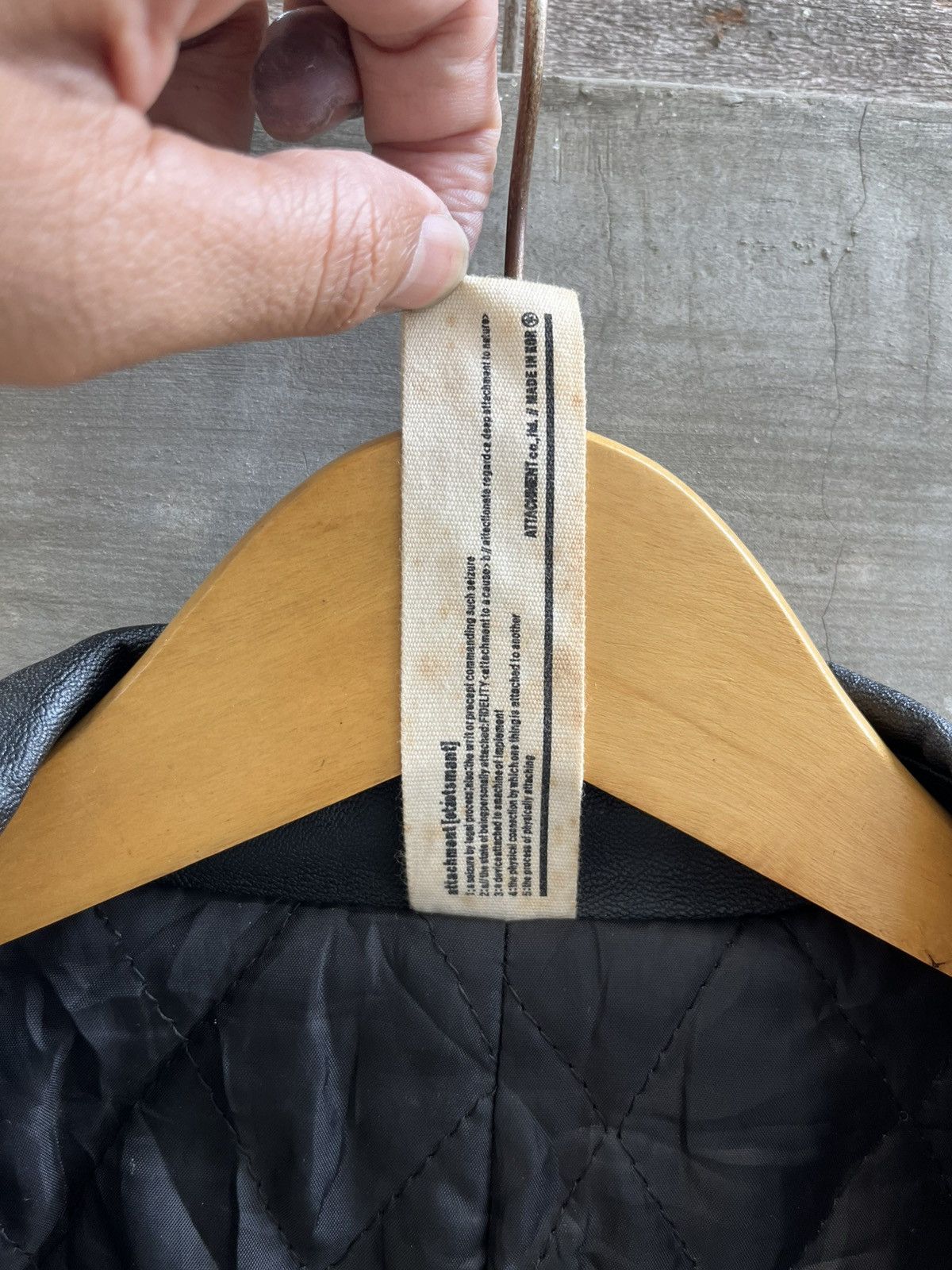 Kazuyuki Kumagai Attachment Attachment Leather biker Jacket Size US L / EU 52-54 / 3 - 9 Thumbnail