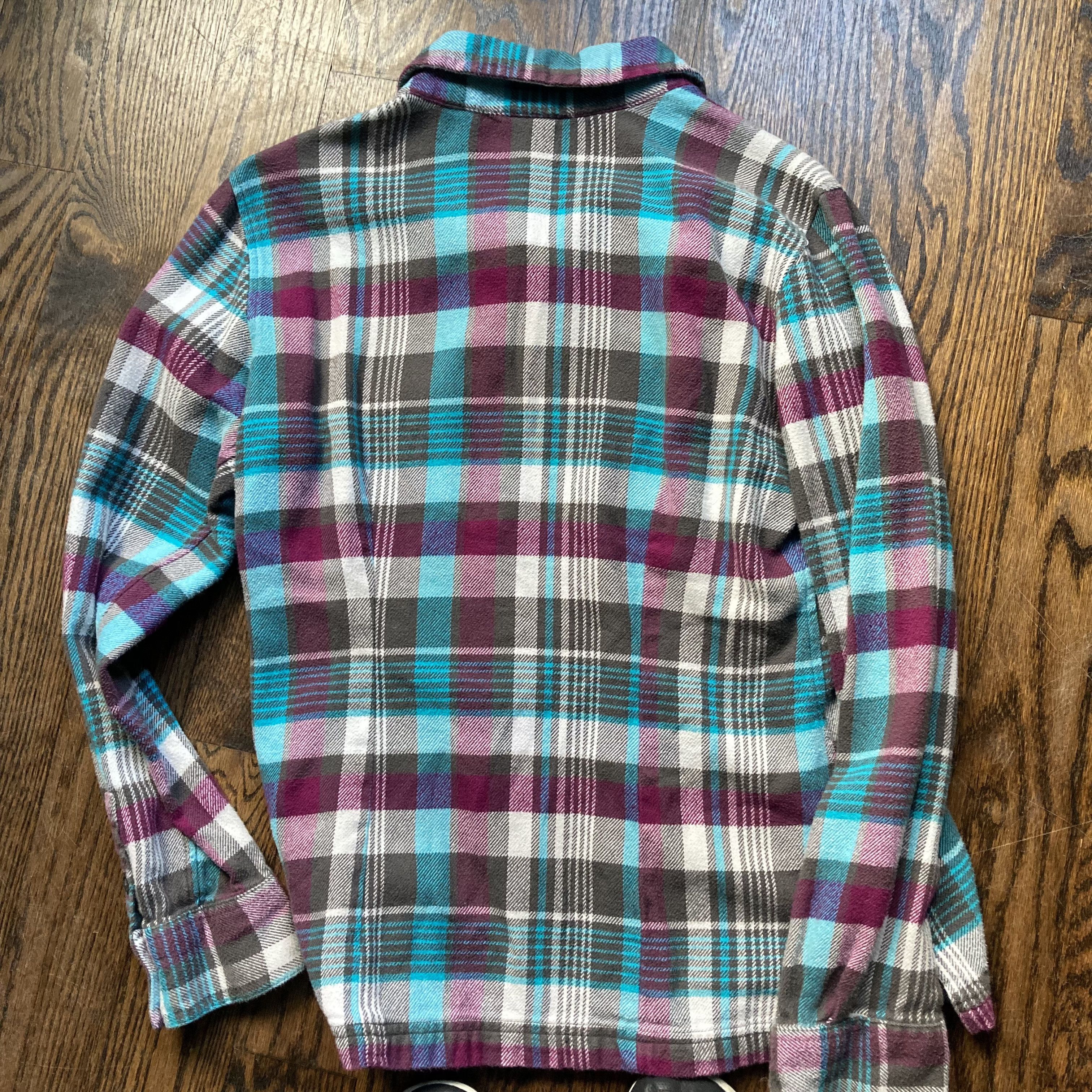Patagonia Women's Patagonia Plaid Button Up Shirt Size S Blue Purple Size S / US 4 / IT 40 - 4 Thumbnail