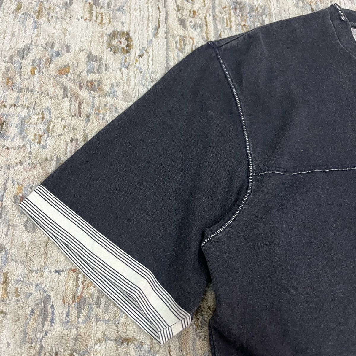 Stone Island × Vintage Vintage Stone Island Cut & Sewn S/S Tee Size US L / EU 52-54 / 3 - 5 Thumbnail