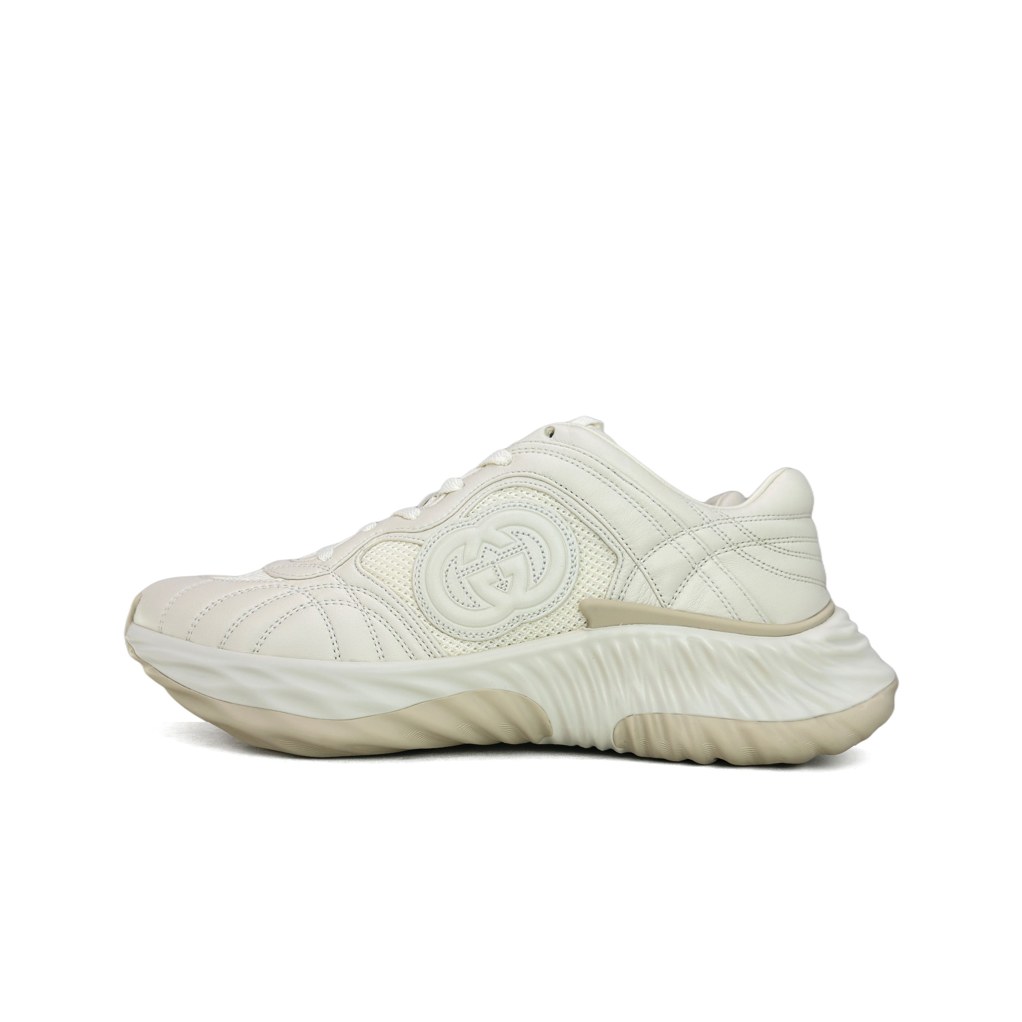 Gucci Gucci Ripple Leather Low-Top Sneakers US 10 Size US 10 / EU 43 - 1 Thumbnail