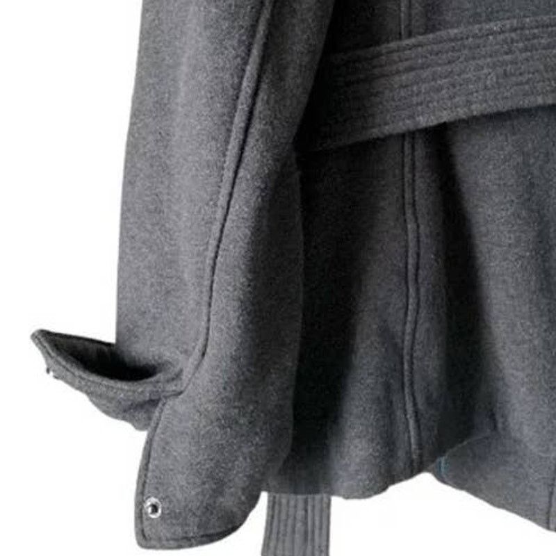 Kenneth Cole NWT Kenneth Cole Reaction Pea coat M Belted Cotton Poly Size M / US 6-8 / IT 42-44 - 11 Thumbnail