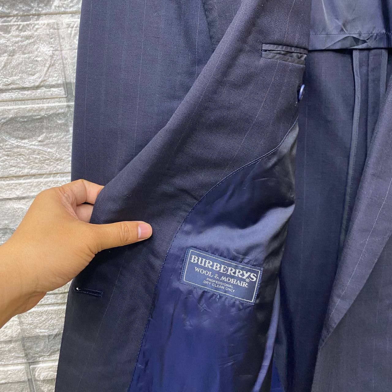 Burberry BURBERRY JAPAN PINSTRIPED DOUBLE BREASTED Size US M / EU 48-50 / 2 - 6 Thumbnail