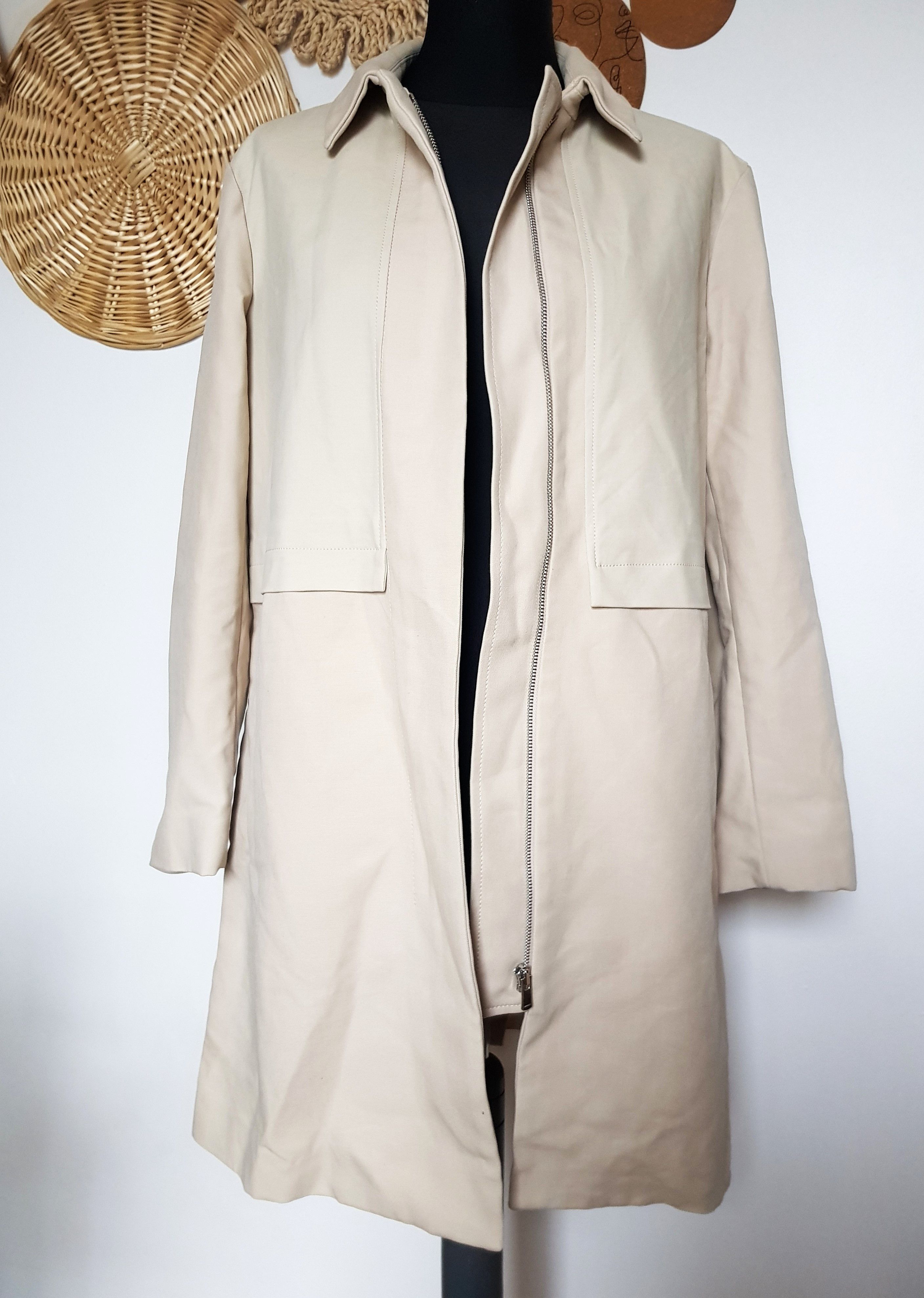 Lacoste Beige cotton Lacoste coat Size L / US 10 / IT 46 - 1 Thumbnail