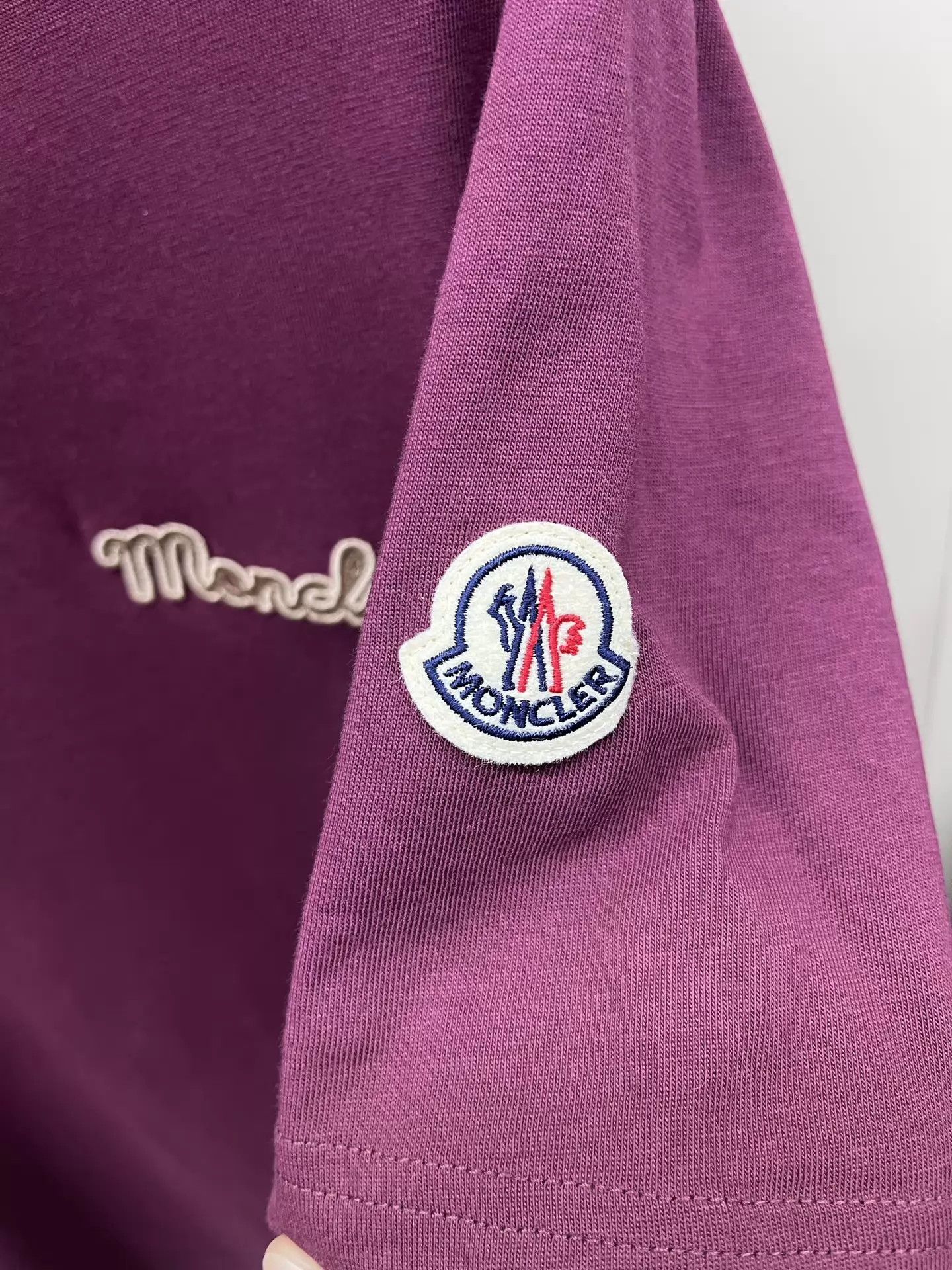 Moncler Moncler Knit Collar Embroidered Logo SS Tee XL Size XL / US 12-14 / IT 48-50 - 4 Thumbnail