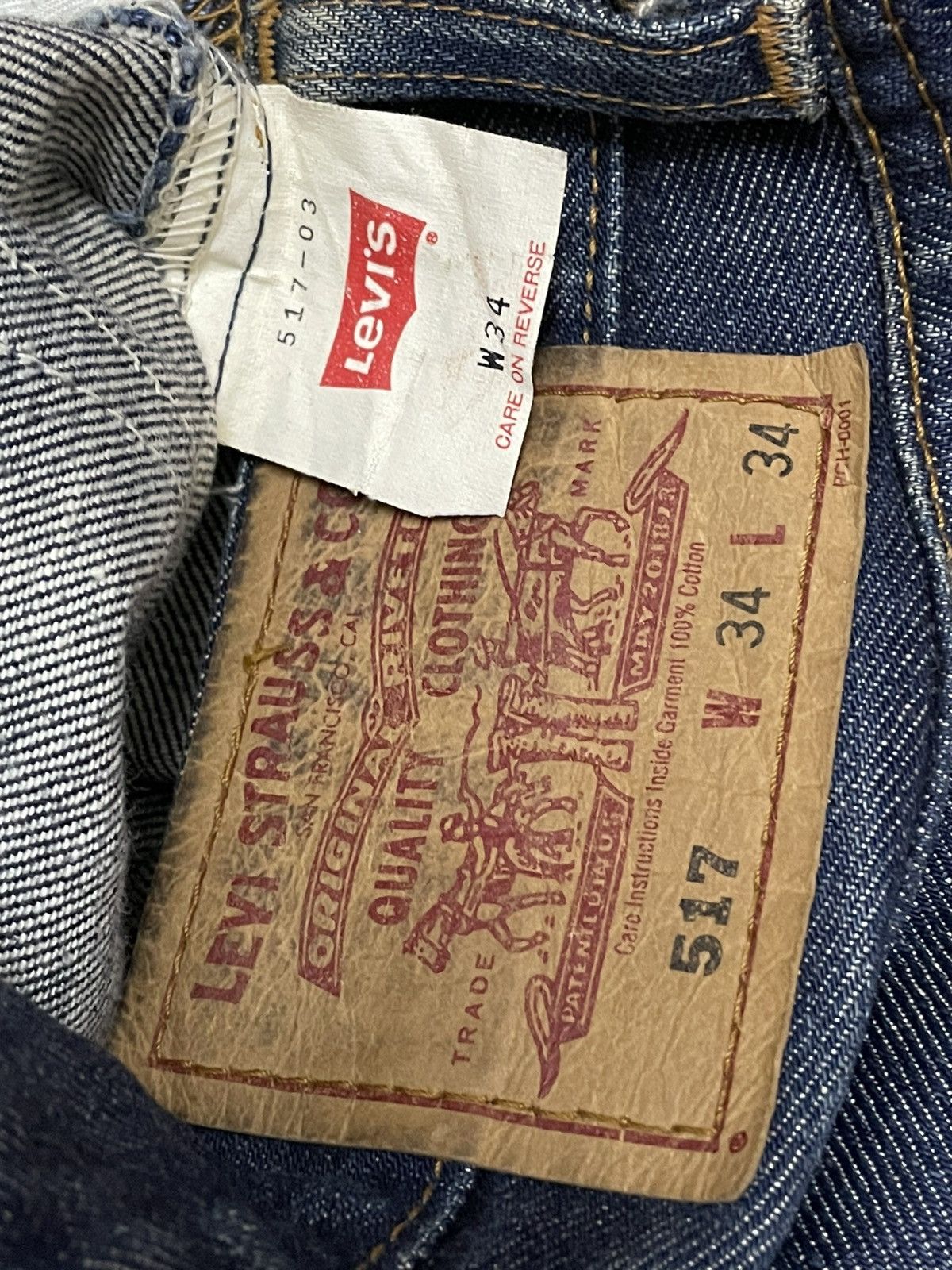 Levi's Vintage Clothing Vintage Og 1990s Original Levis 517 Poem Flared Style Denim Size US 32 / EU 48 - 18 Thumbnail