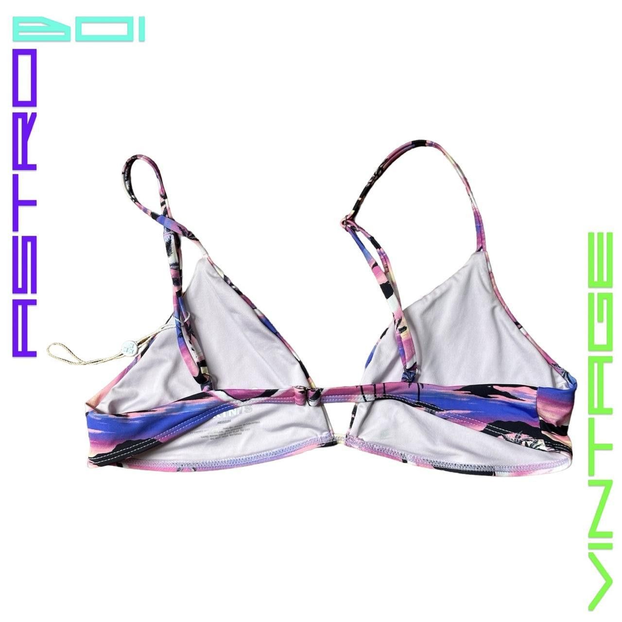Other Frankies Bikinis Y2K Pink + Black Sunset Bikini Top - Medium Size M / US 6-8 / IT 42-44 - 4 Thumbnail