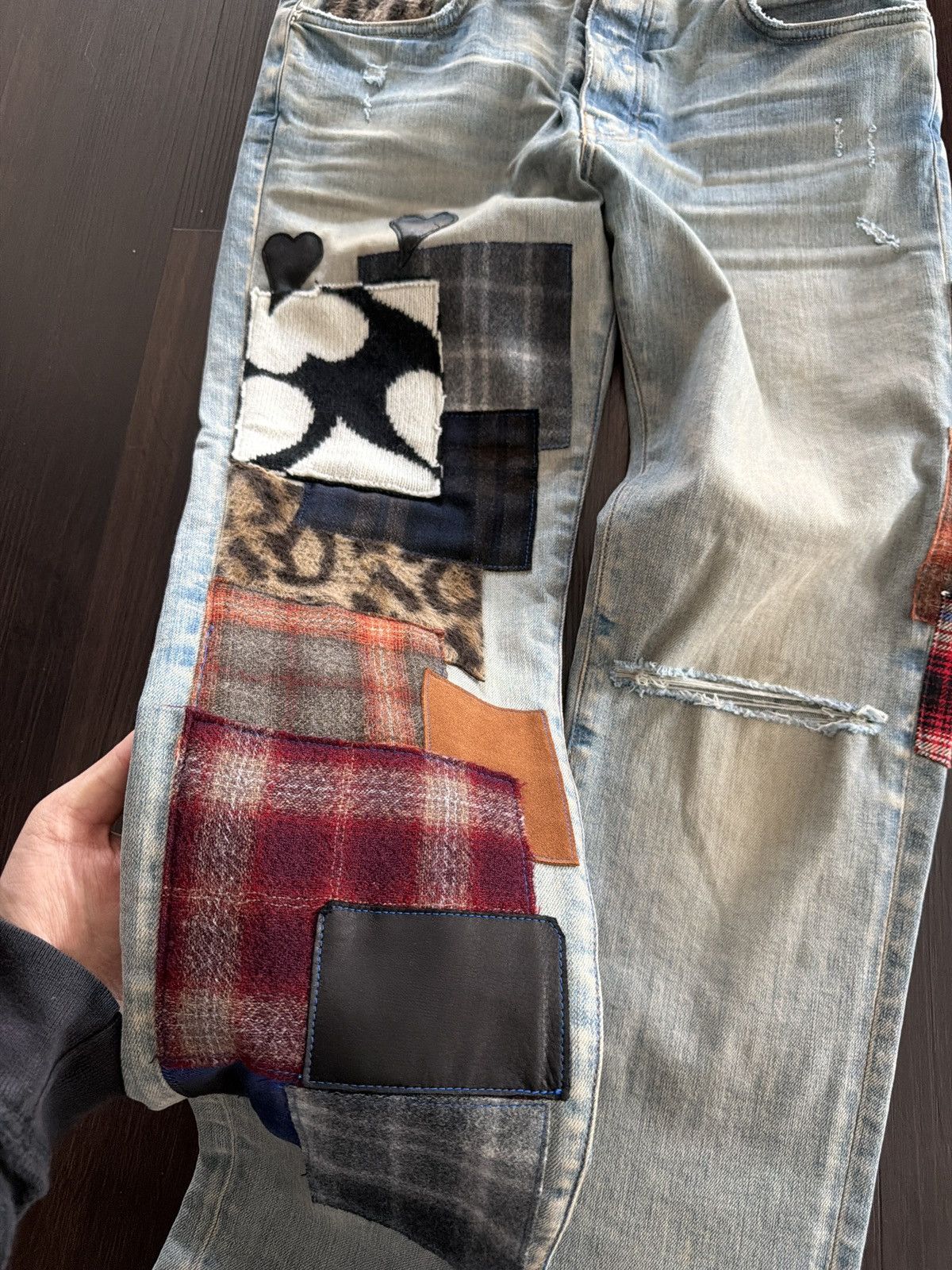 Amiri Amiri Art Patch Denim Size US 34 / EU 50 - 2 Thumbnail