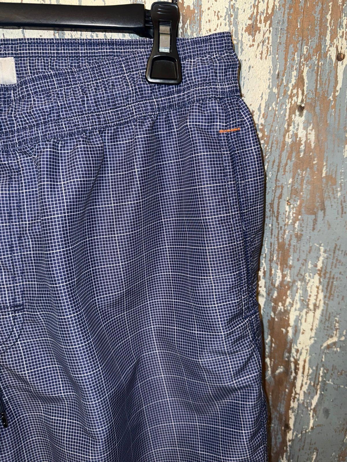 Jack Spade Jack Spade Men's Swim Shorts, blue plaid, size Large Size US 34 / EU 50 - 4 Thumbnail