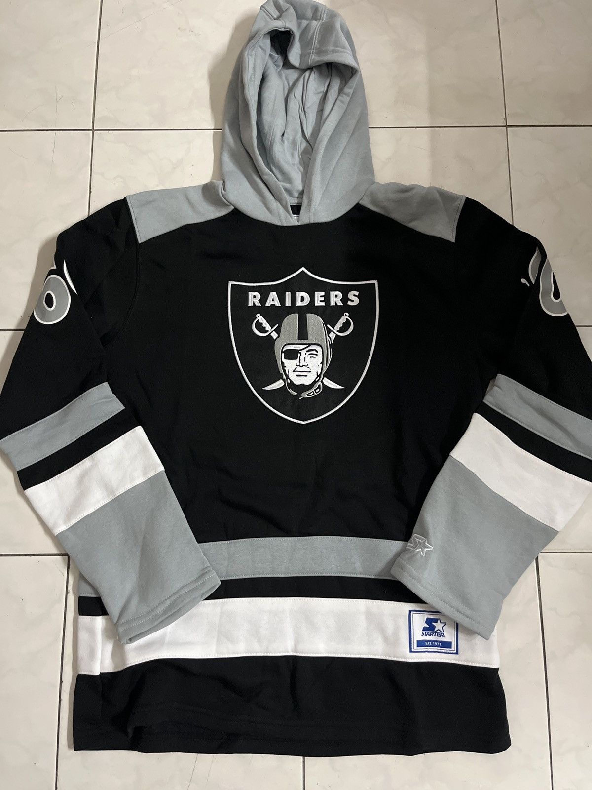 NFL × Starter Starter NFL Oakland Raiders Hoodie Size US M / EU 48-50 / 2 - 1 Thumbnail
