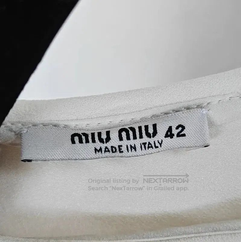 Miu Miu Miu Miu Summer White Silk Embroidered Dress . Size M / US 6-8 / IT 42-44 - 5 Thumbnail