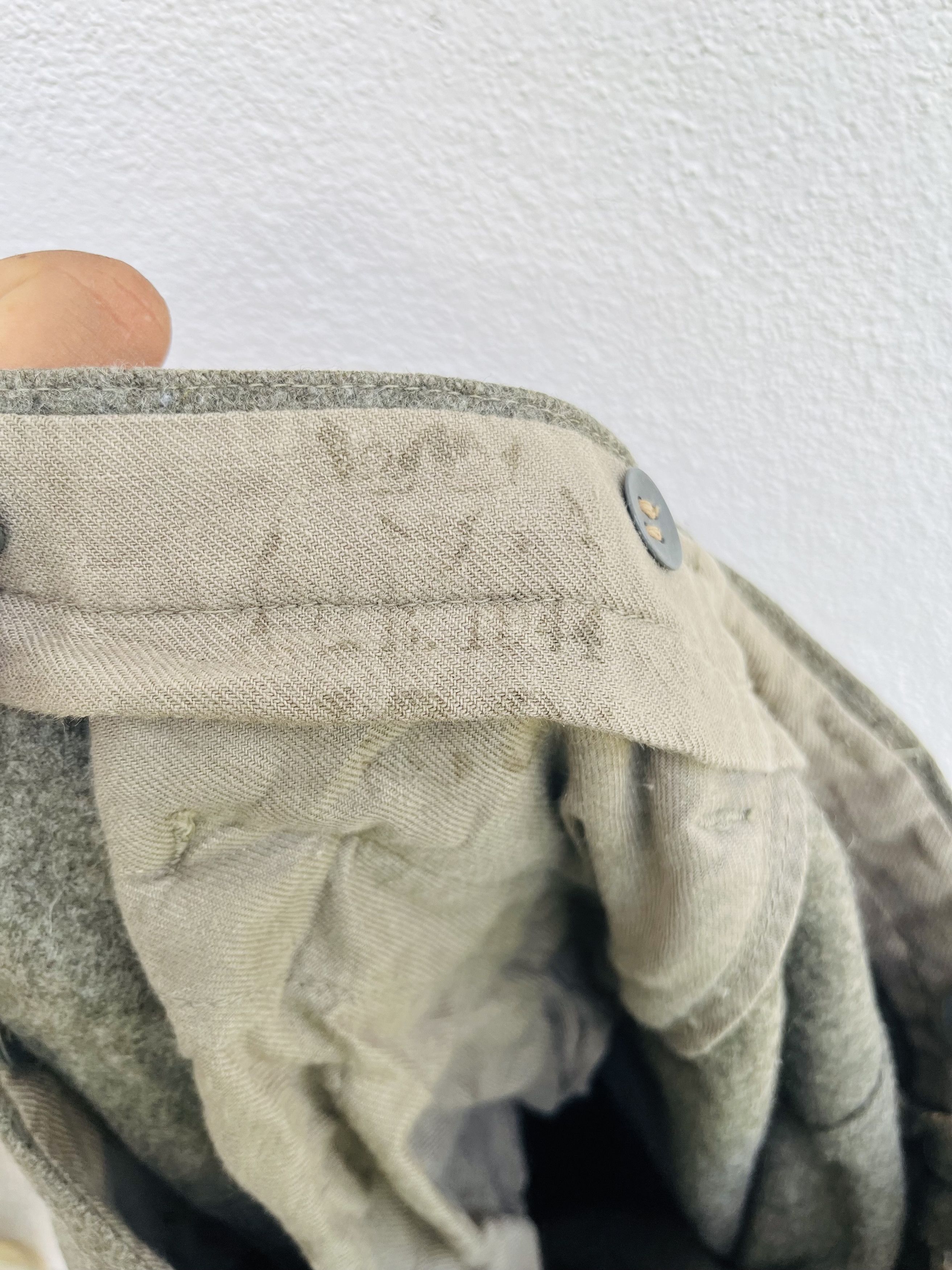 Vintage Vintage WW2 40s Swedish Military ACB Wool Pant Size US 30 / EU 46 - 17 Thumbnail