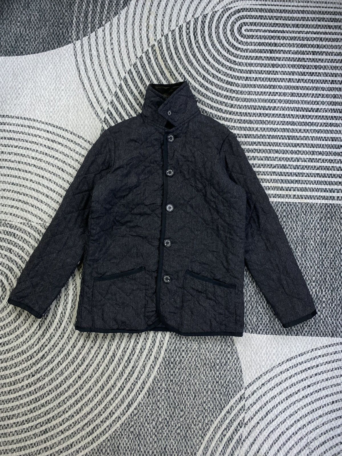 Mackintosh Vintage Mackintosh Quilted Wool Buttoned Jacket Size US M / EU 48-50 / 2 - 5 Thumbnail