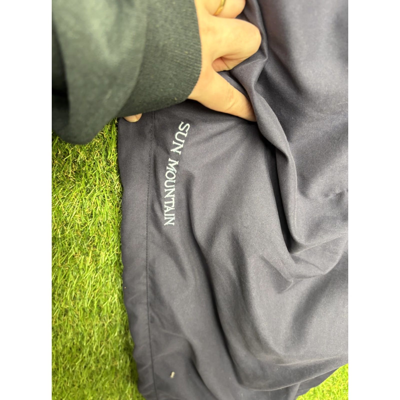 Rains Sun Mountain Rain Pants Mens XL Blue Gore-Tex Waterproof Windproof Golf 42x32 Size US 36 / EU 52 - 3 Thumbnail