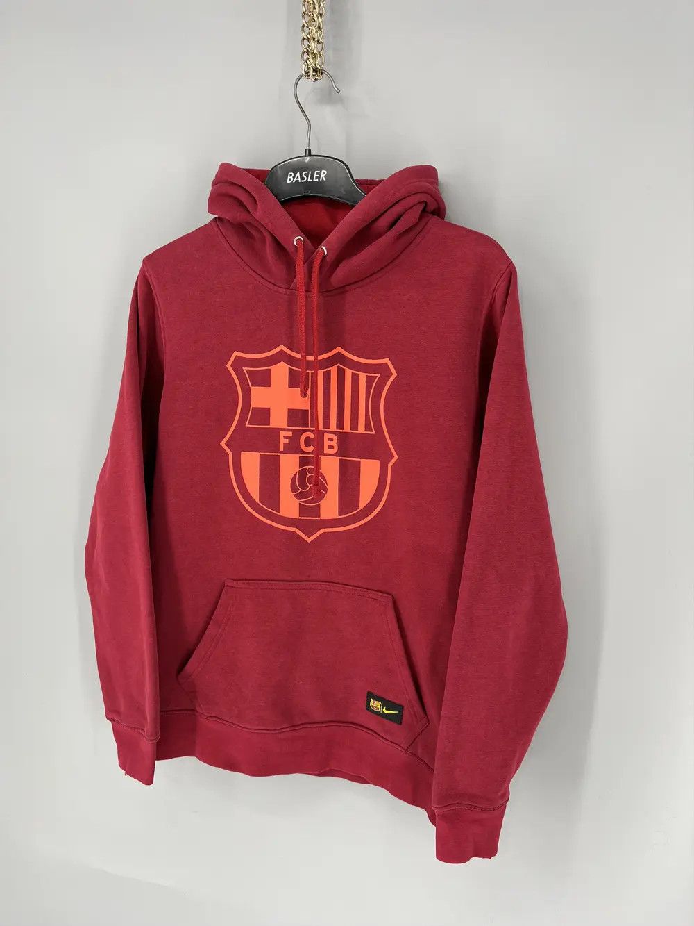 Nike × Vintage Vintage Nike FCB Barcelona Big Logo Y2k Hoodie Size US M / EU 48-50 / 2 - 2 Thumbnail