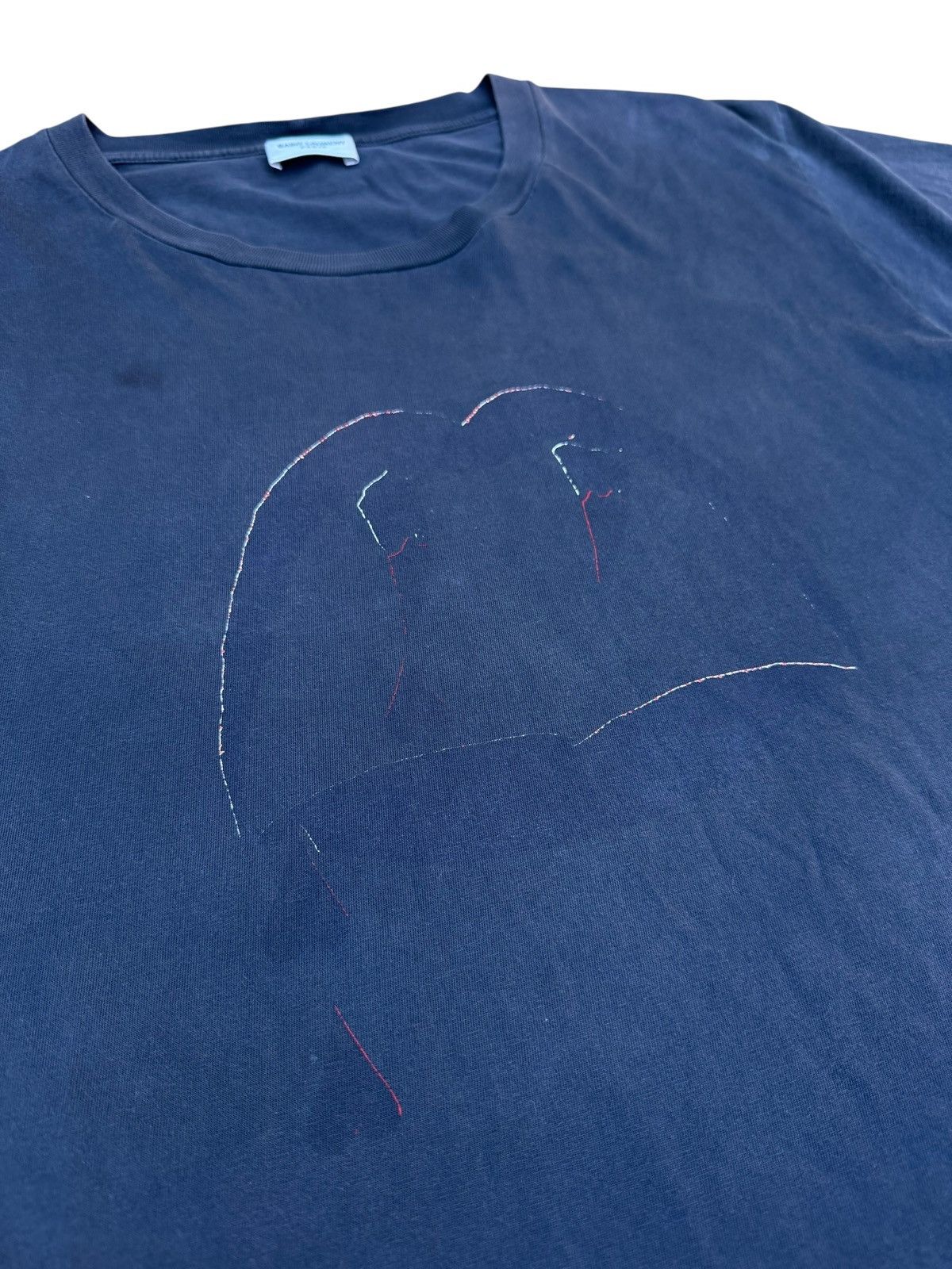 Saint Laurent Paris Saint Laurent blood tooth t shirt Size US L / EU 52-54 / 3 - 3 Thumbnail
