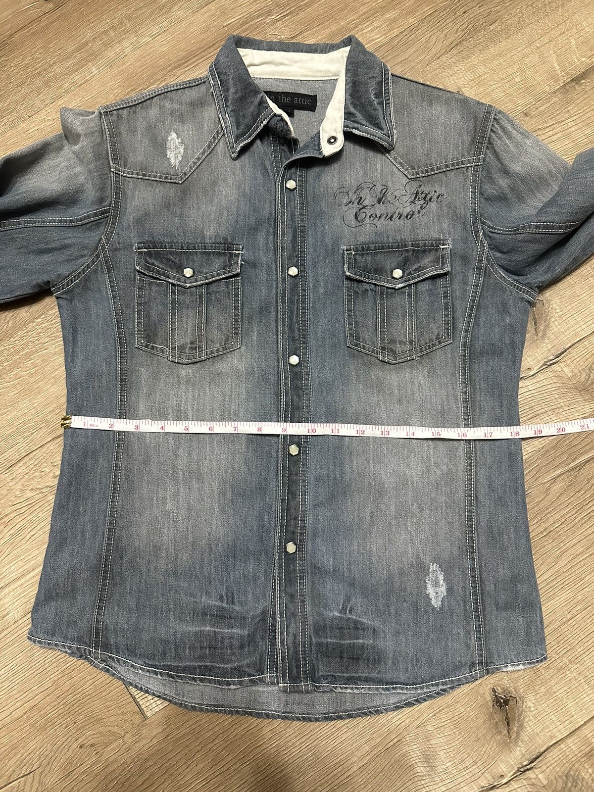 Hysteric Glamour Rockers Heaven In The Attic Hysteric Glamour Denim Shirts Size US M / EU 48-50 / 2 - 5 Thumbnail