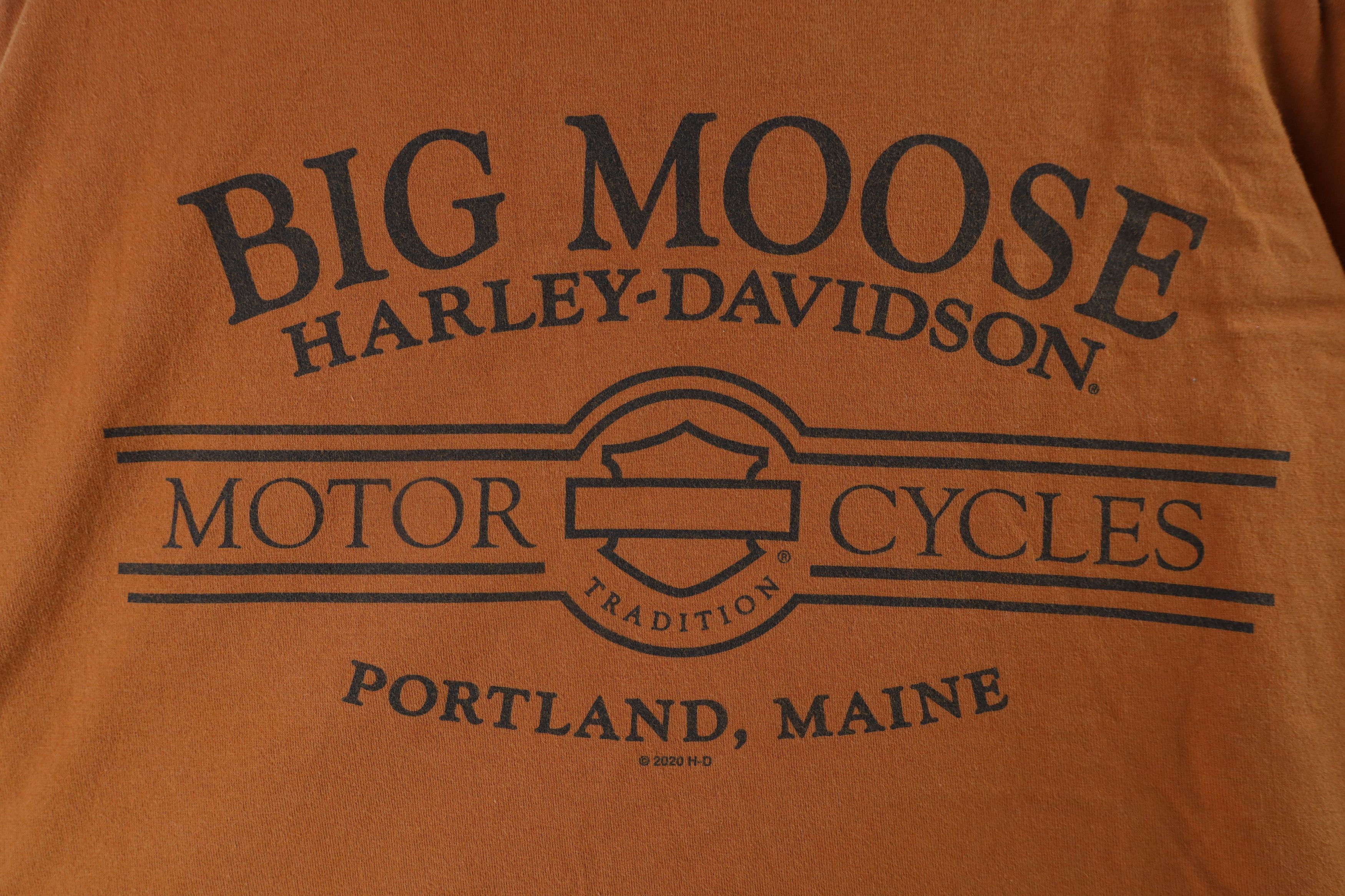 Harley Davidson × Vintage Y2K Harley Davidson Spell Out Big Logo Short Sleeve T-Shirt Size US XXL / EU 58 / 5 - 9 Thumbnail