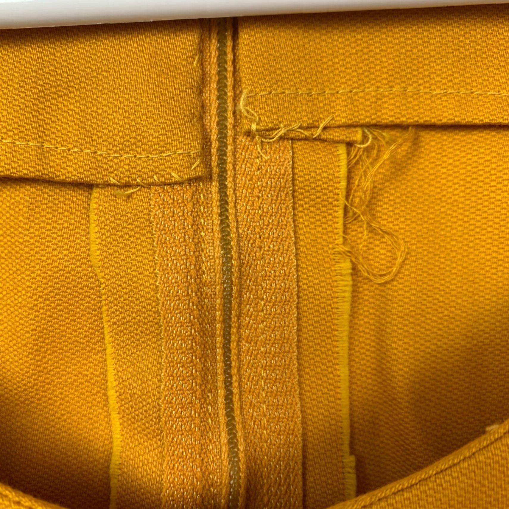 Vintage **Vintage 1960s Handmade Gold Yellow Chest 33" Sheath Dress** User: Vintage 1960s Handmade Gold Yellow Chest 33" Sheath Dress Size 29" - 3 Thumbnail