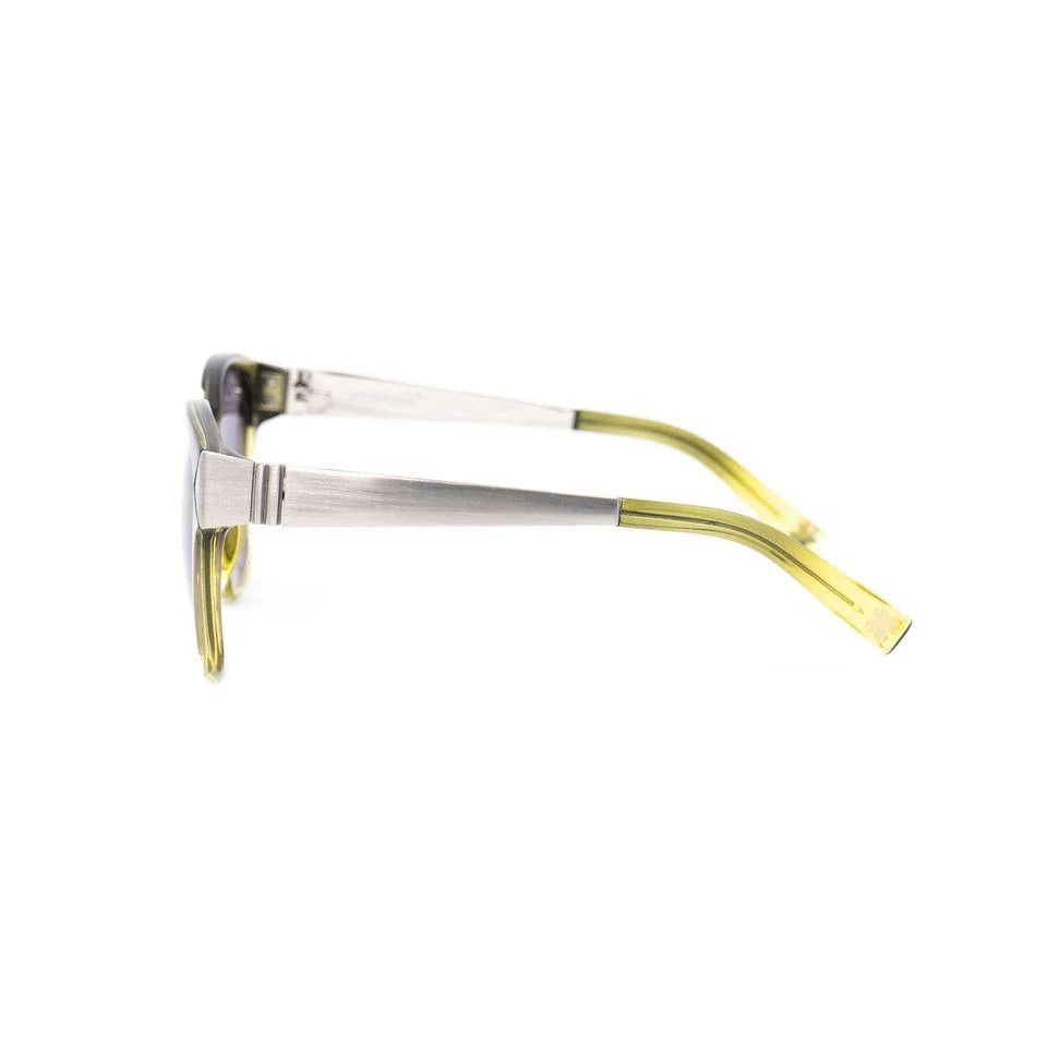 Yohji Yamamoto Yohji Yamamoto Sunglasses Rectangular Green and Grey Size ONE SIZE - 12 Thumbnail